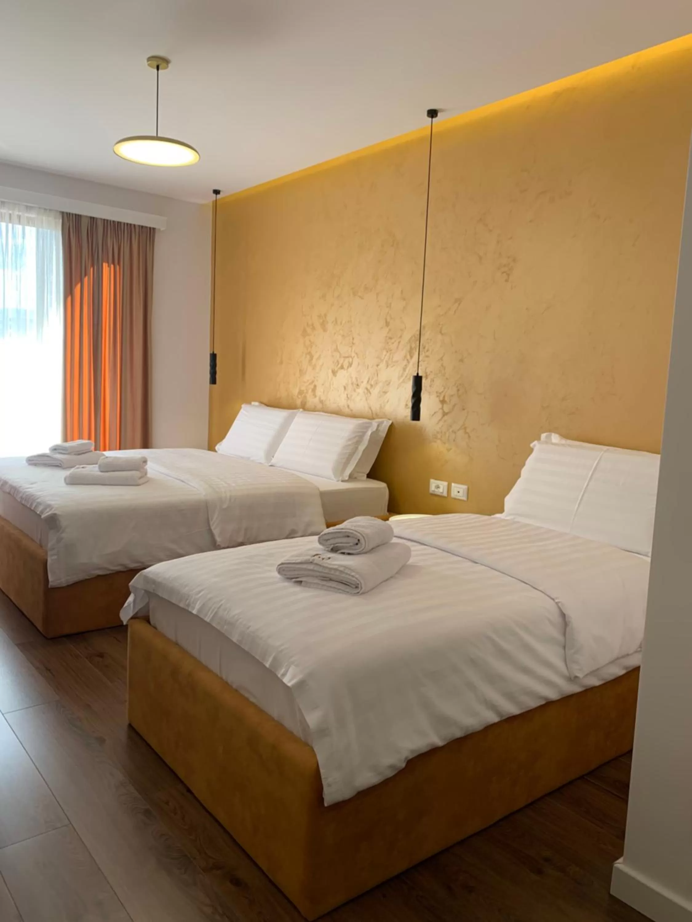 Bed in Grand Hotel Pogradec