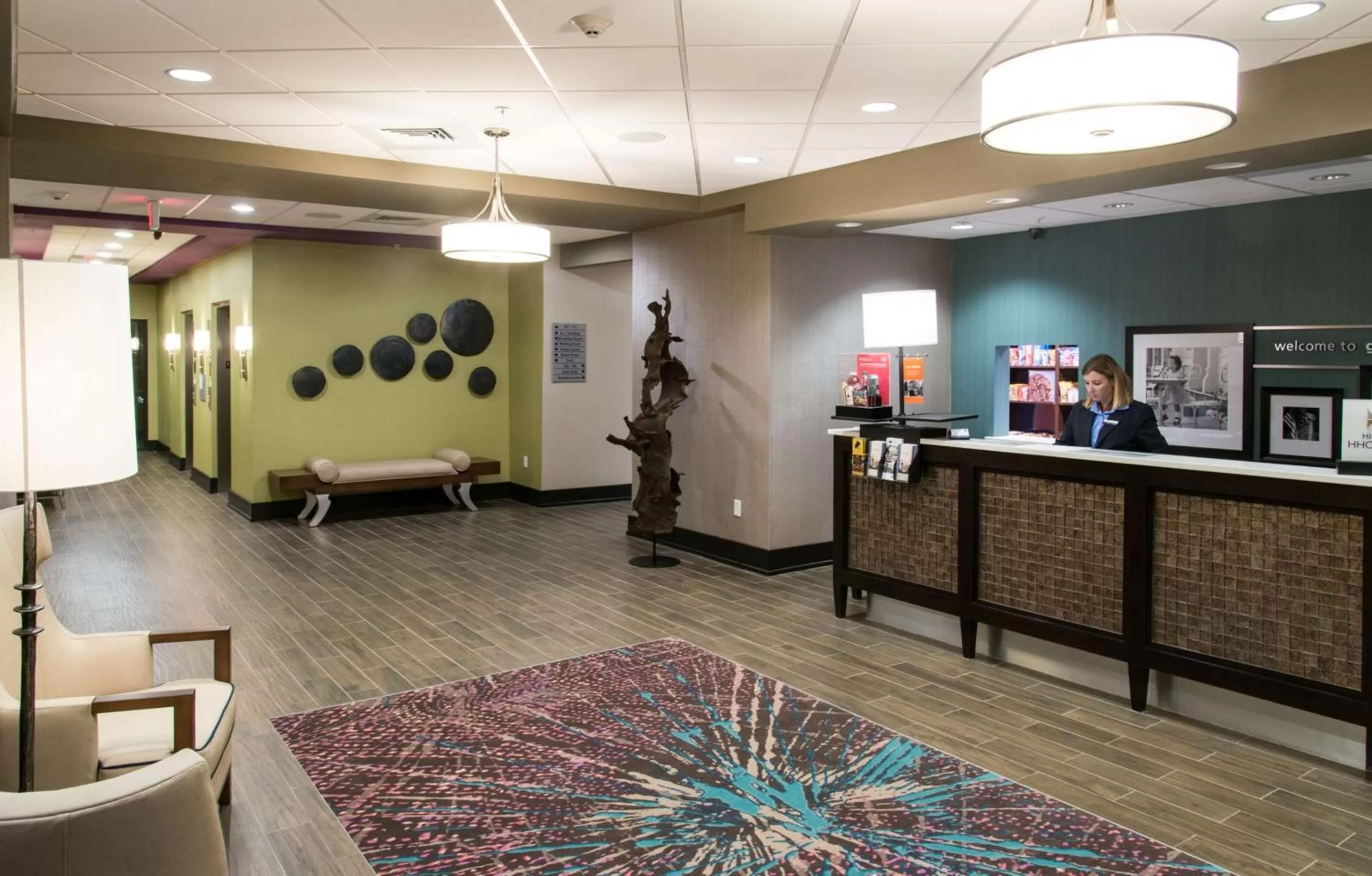 Lobby or reception in Hampton Inn & Suites Gulfport