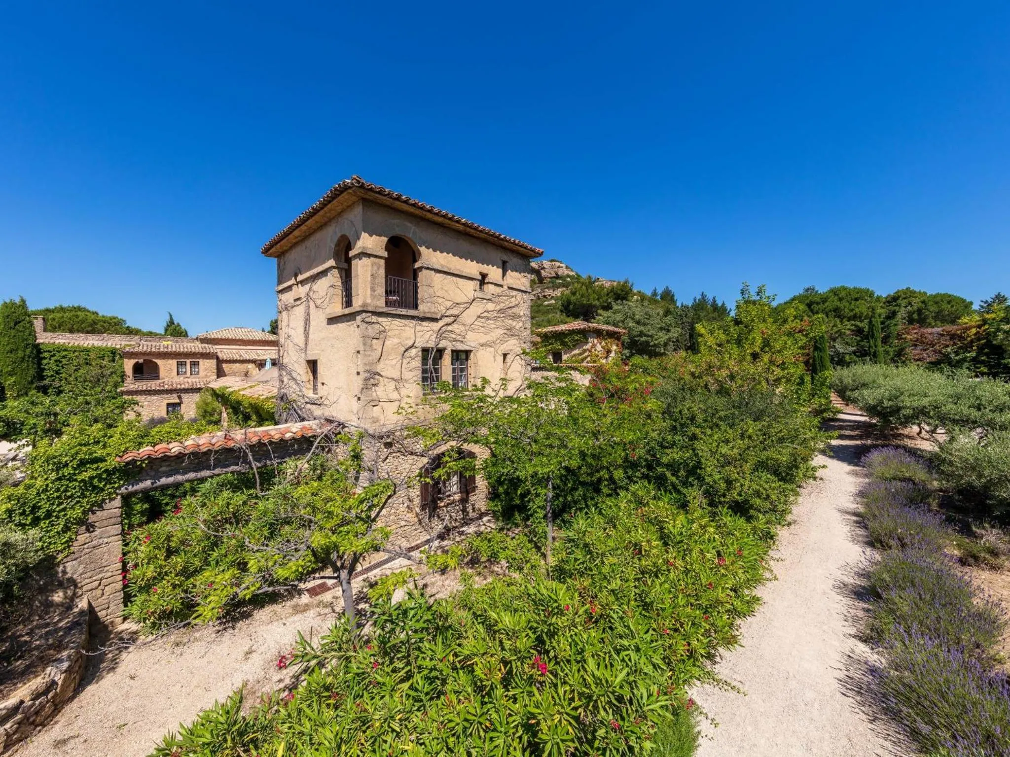 Facade/entrance in Garrigae Abbaye de Sainte Croix