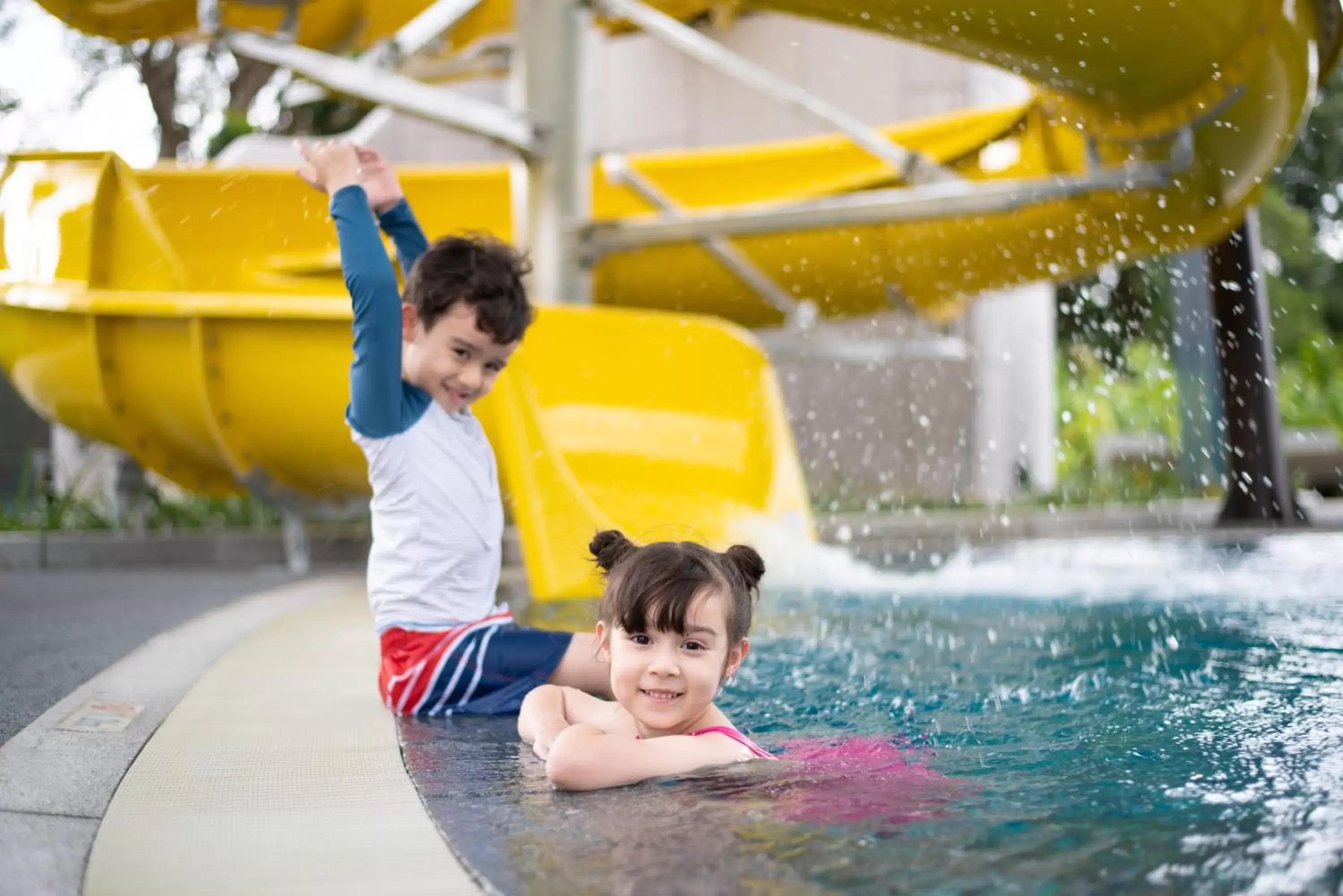 Swimming pool, Children in OZO North Pattaya