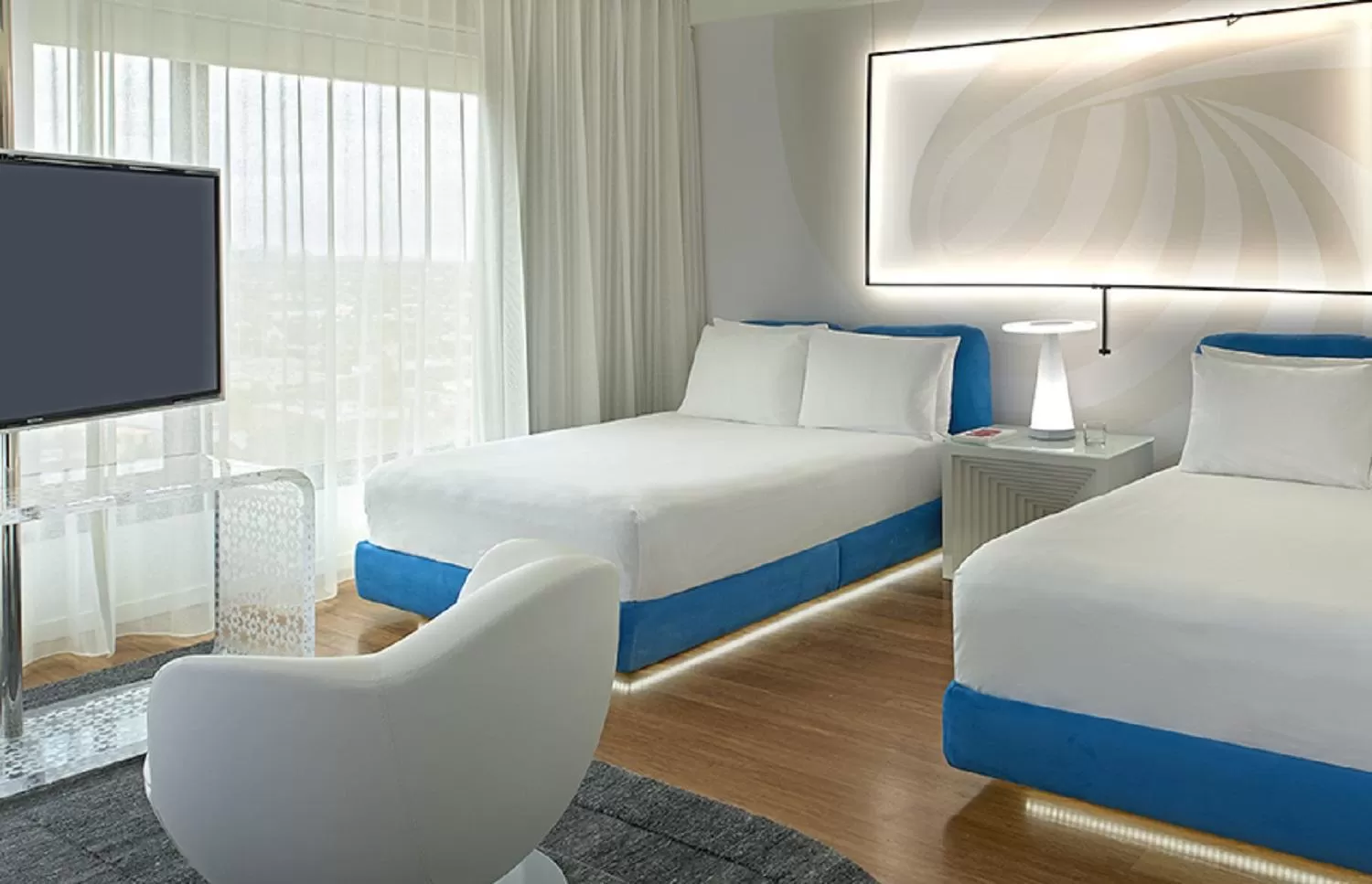 Bedroom, Bed in Mondrian Los Angeles