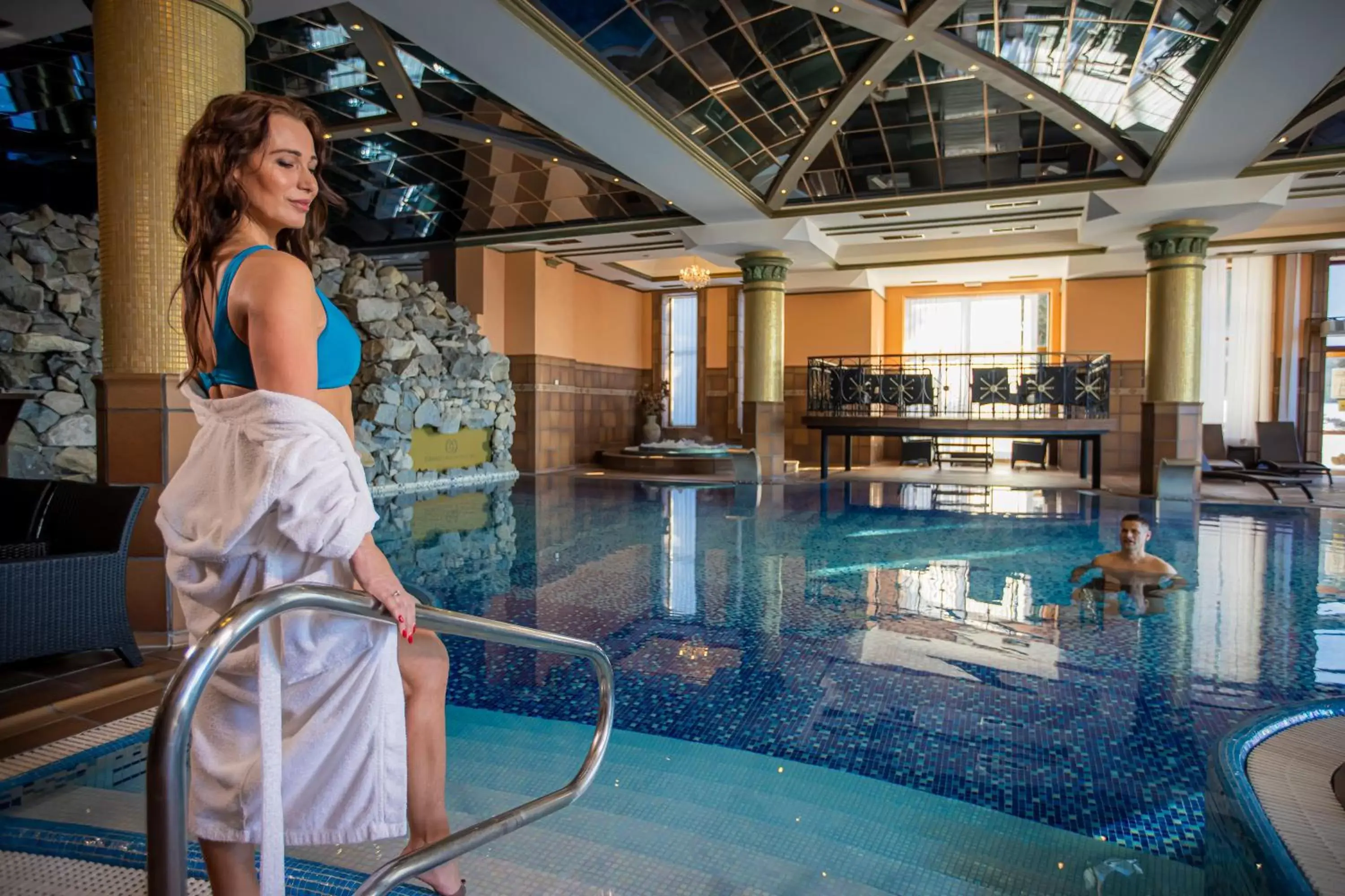 Spa and wellness centre/facilities, Swimming Pool in Grand Hotel Praha