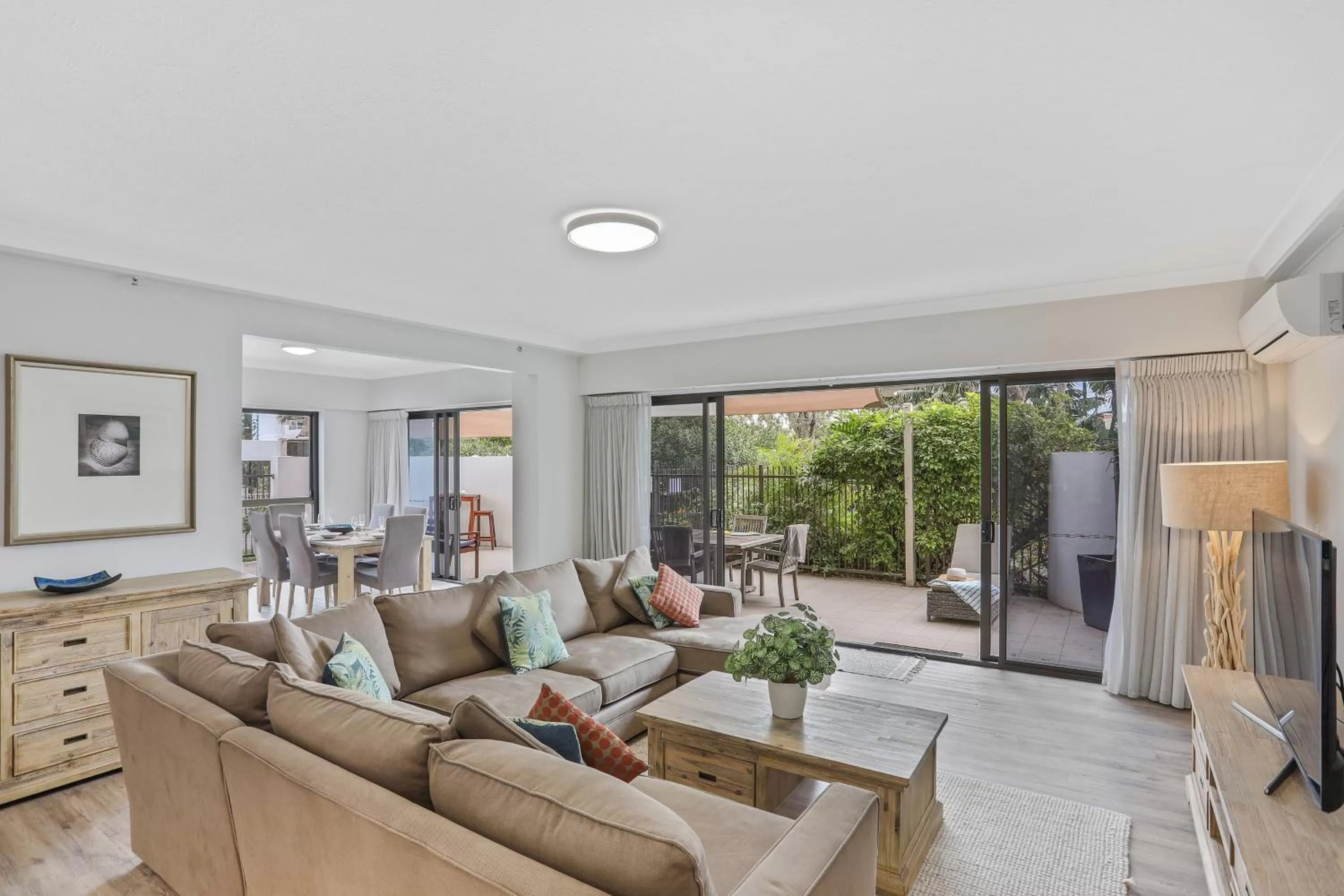 Living room in De Ville Apartments