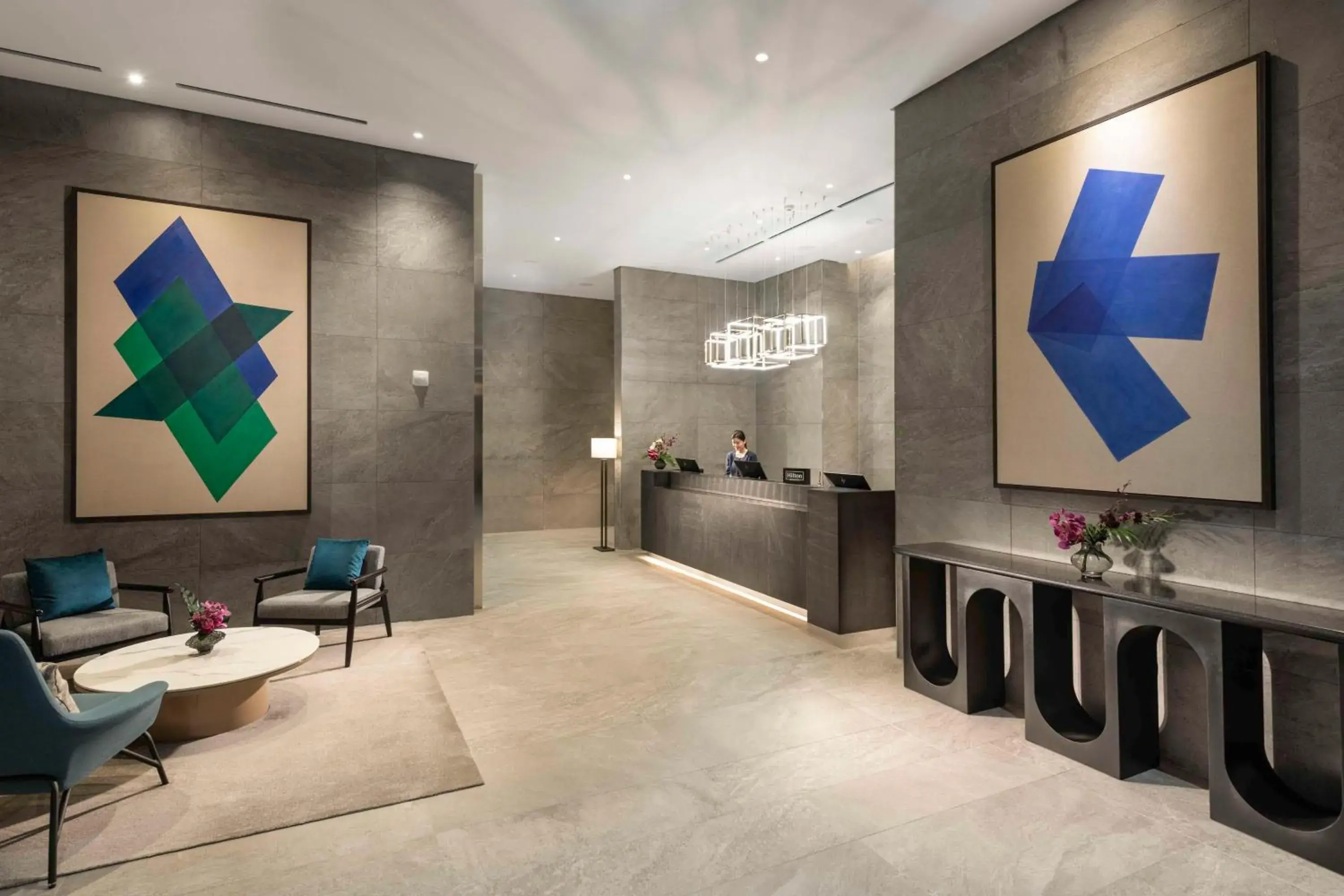 Lobby or reception, Bathroom in DoubleTree By Hilton Seoul Pangyo Residences