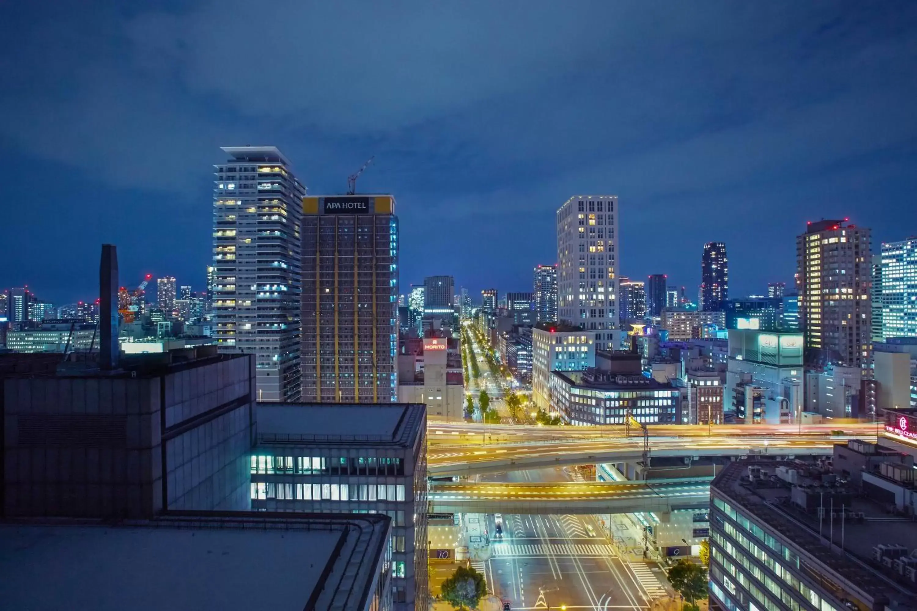 City view in Osaka Excel Hotel Tokyu