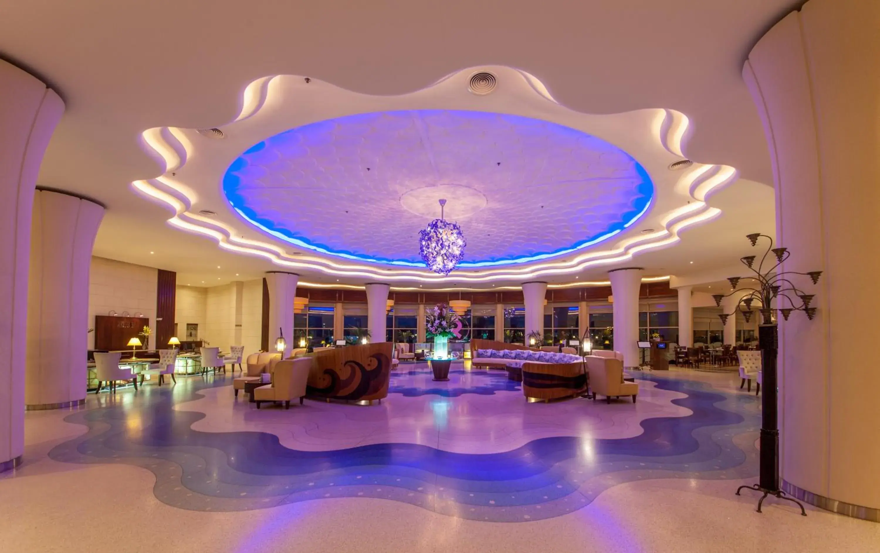 Lobby or reception in Danat Jebel Dhanna Resort Lobby or reception in Danat Jebel Dhanna Resort