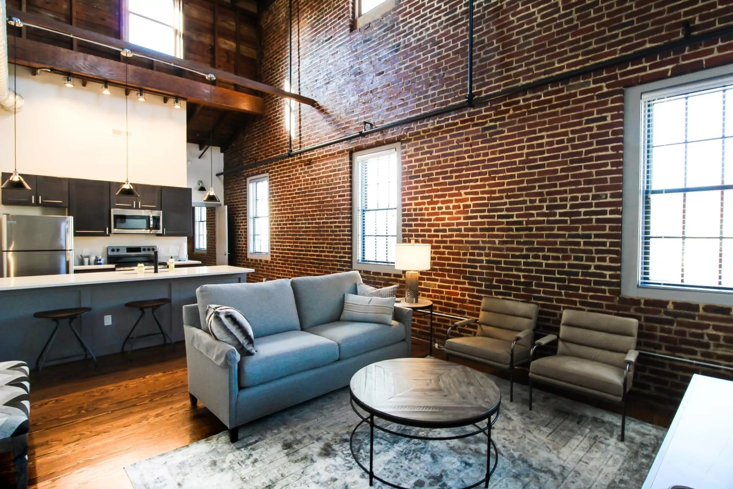Living room, Seating Area in The Lofts at Downtown Salem
