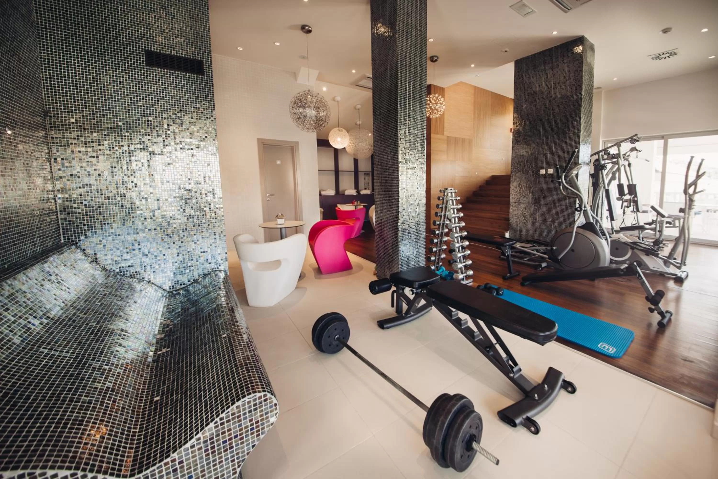 Fitness centre/facilities in Hotel Korkyra