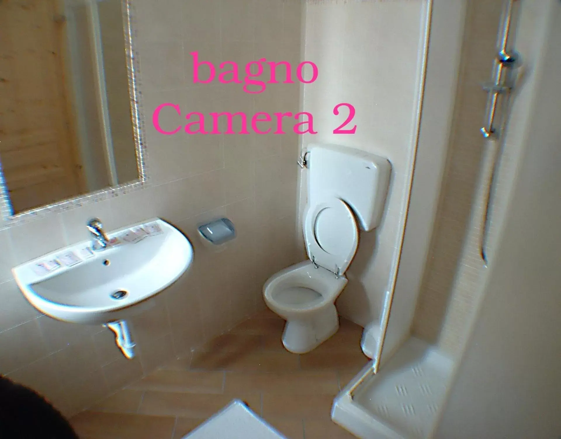 Bathroom in Locanda Dl'Angel