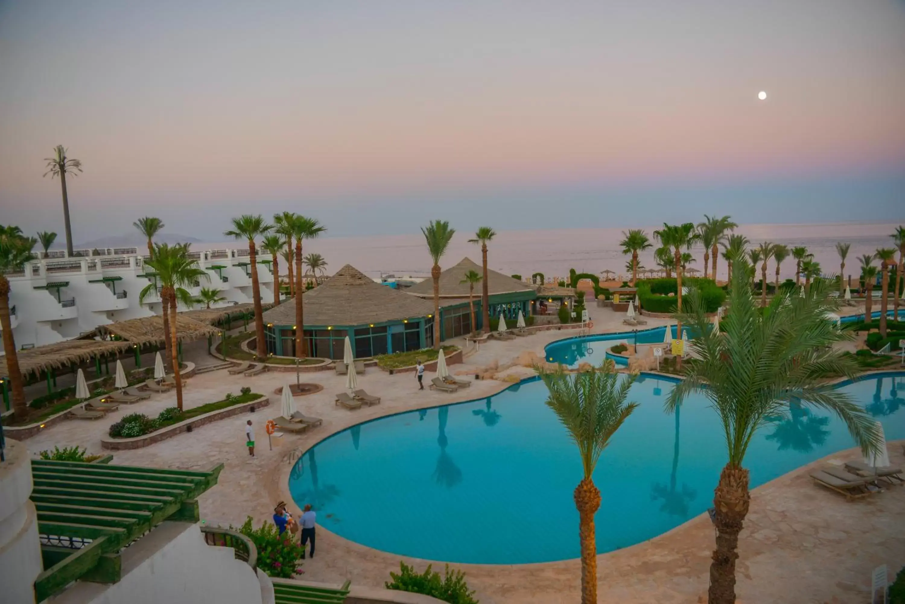 Beach, Pool View in Safir Sharm Waterfalls Resort