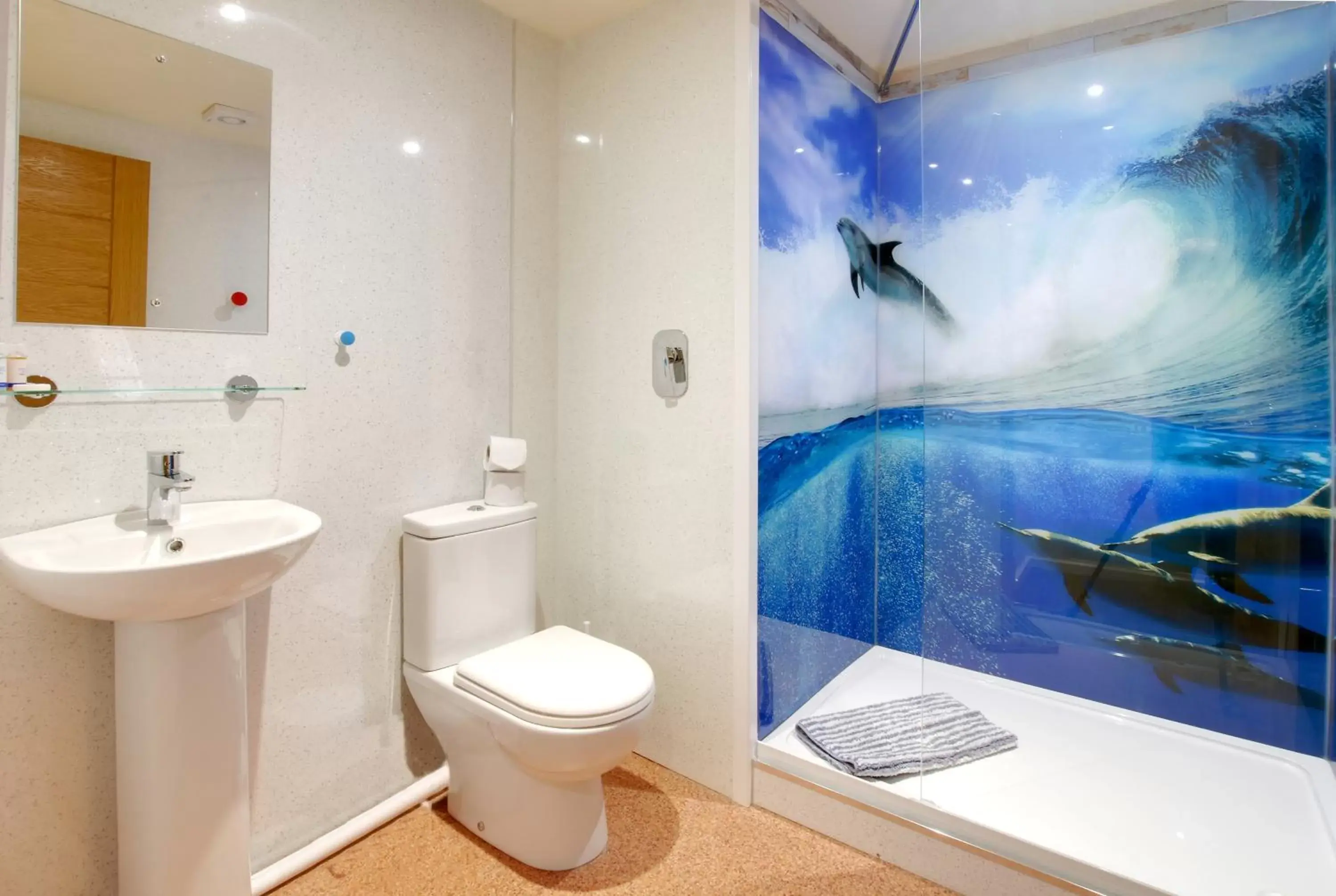 Bathroom in Silver Street Suites