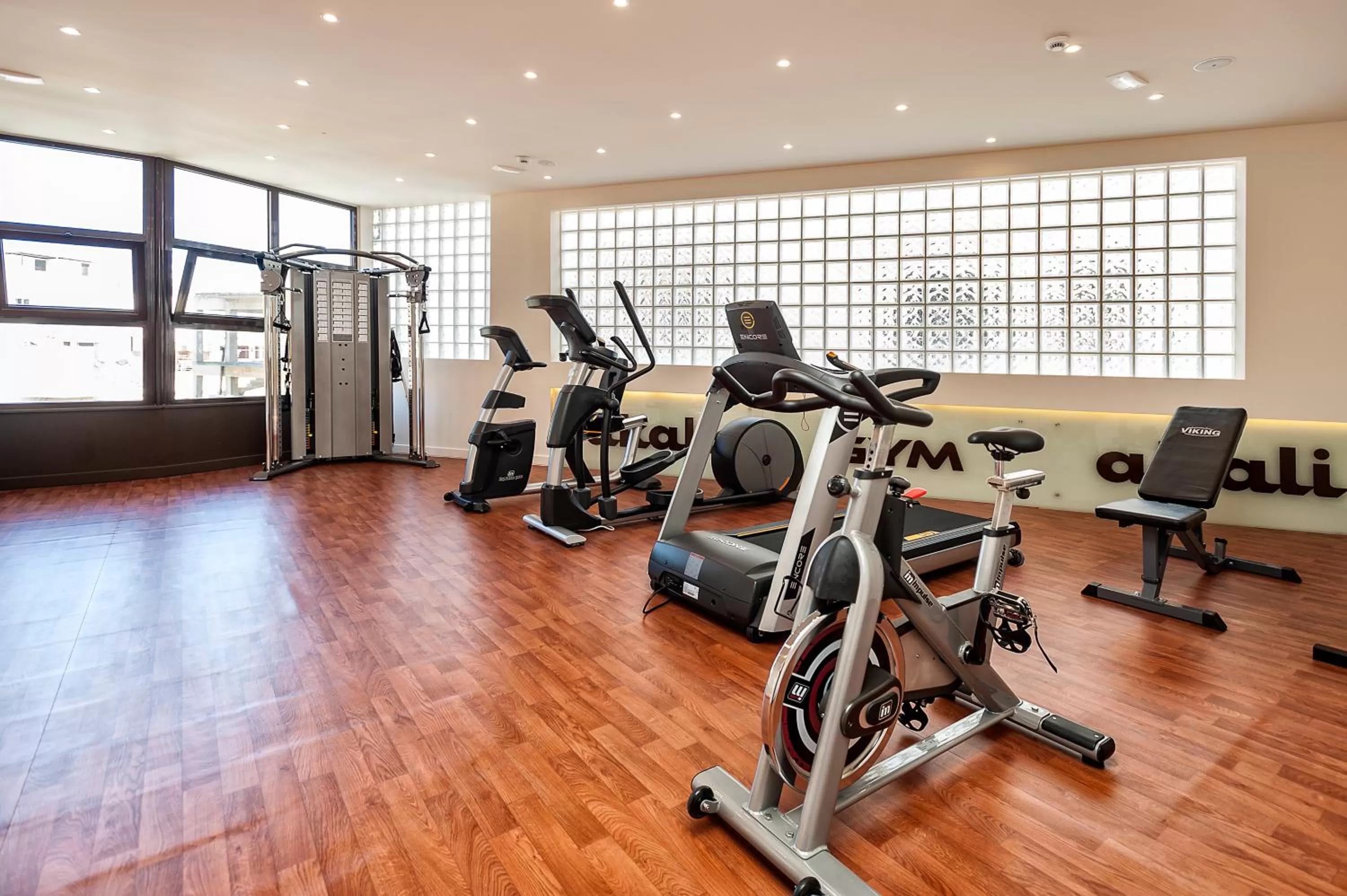 Fitness centre/facilities in Civitel Akali Hotel