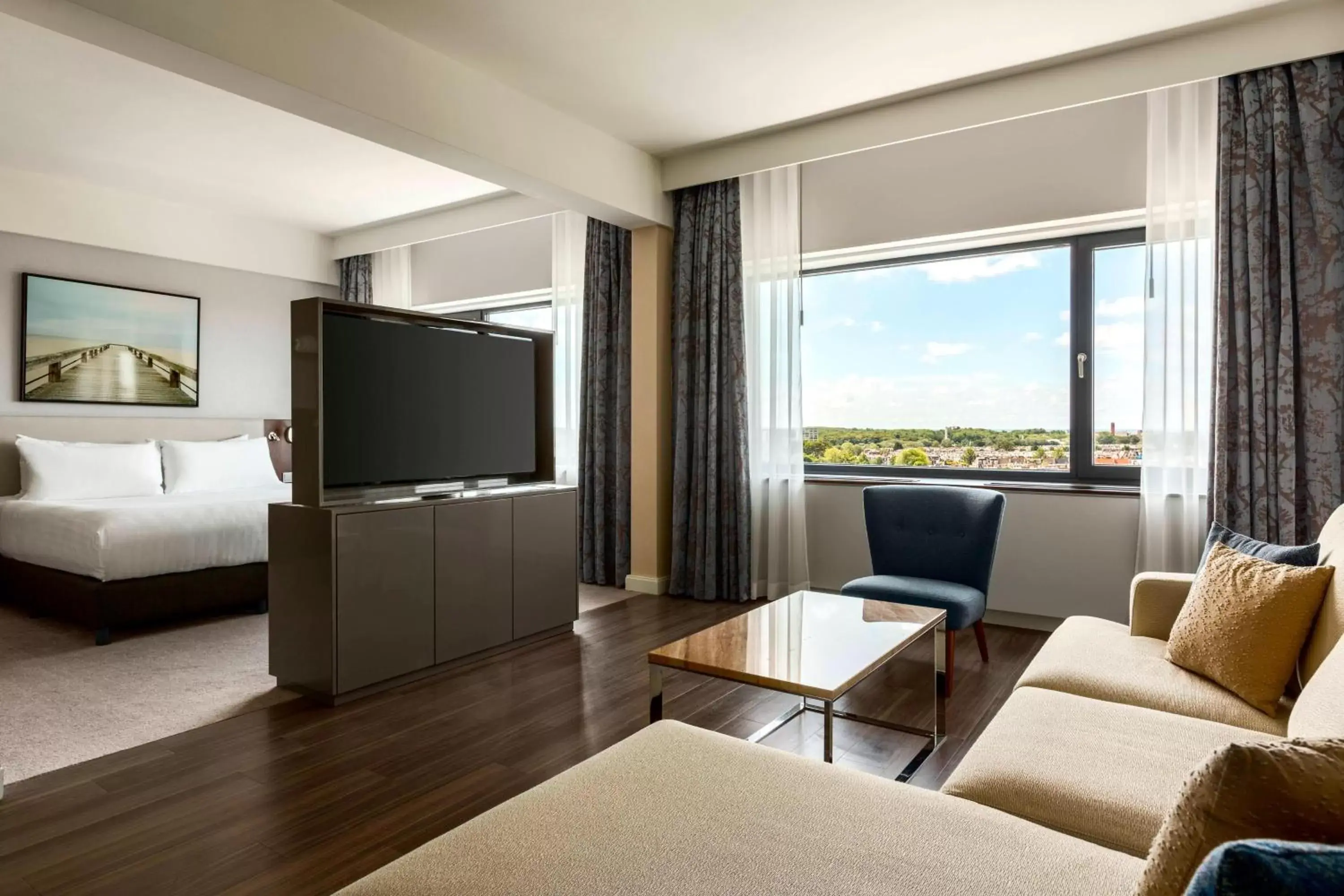 Bedroom, Seating Area in Marriott Hotel The Hague