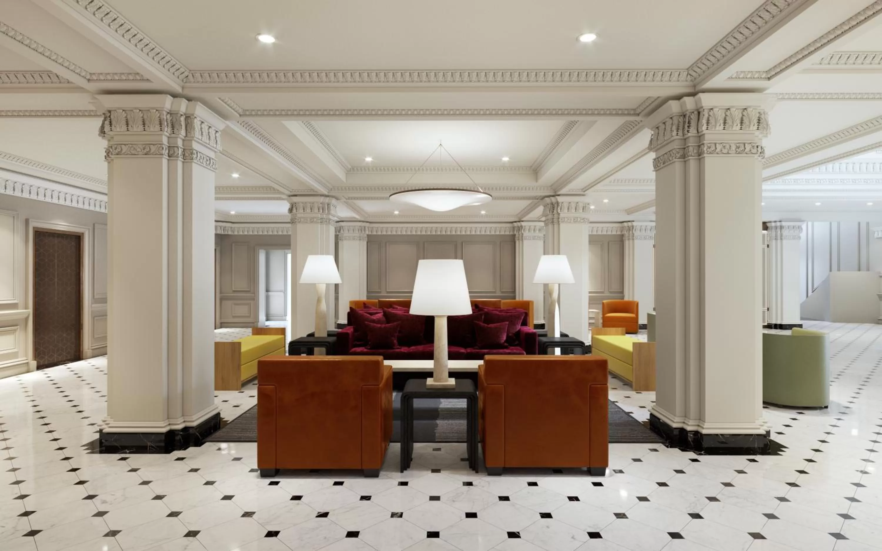 Lobby or reception in Hamilton Hotel - Washington DC