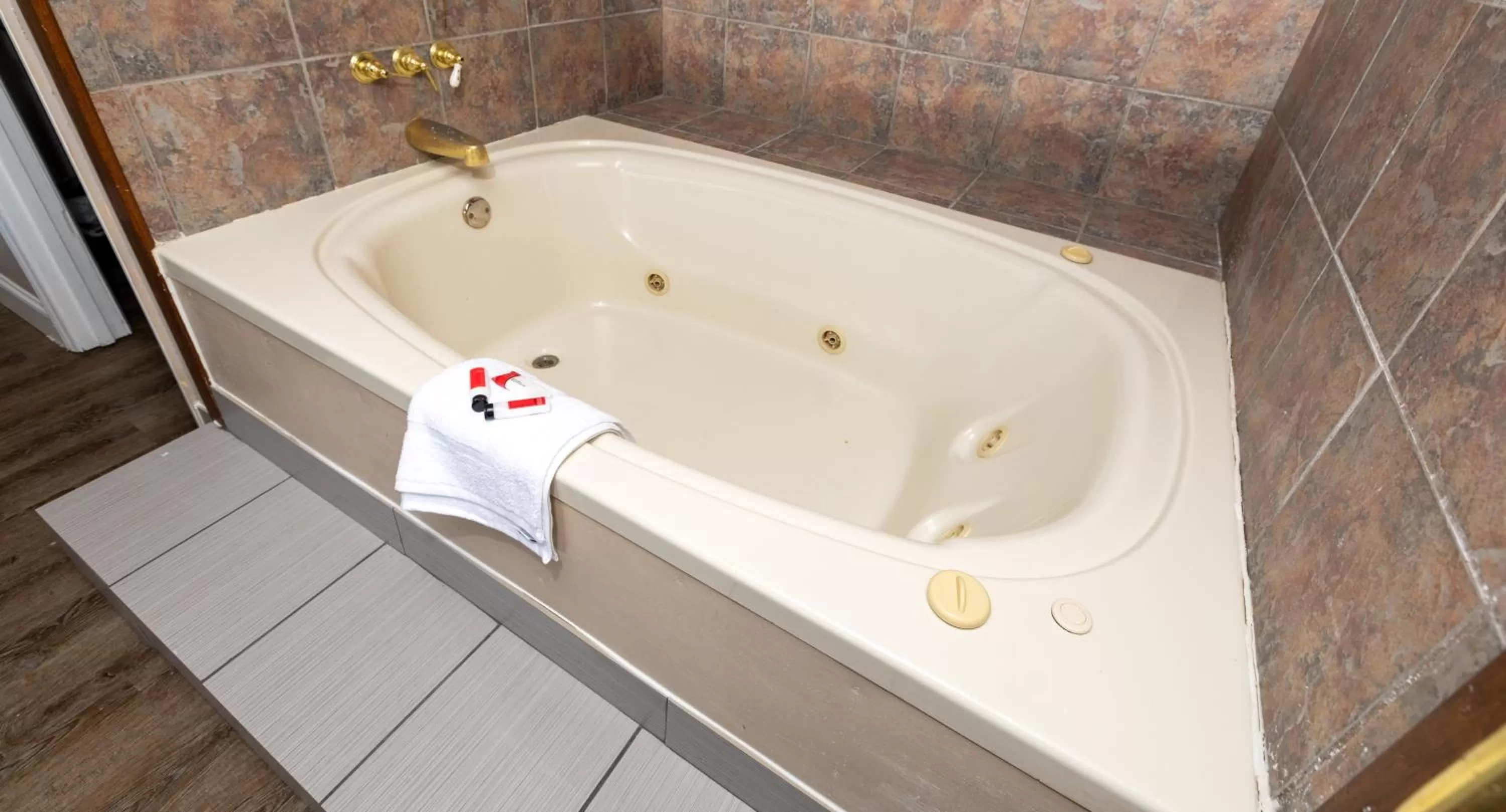 Bath in Super 8 by Wyndham Goldsboro