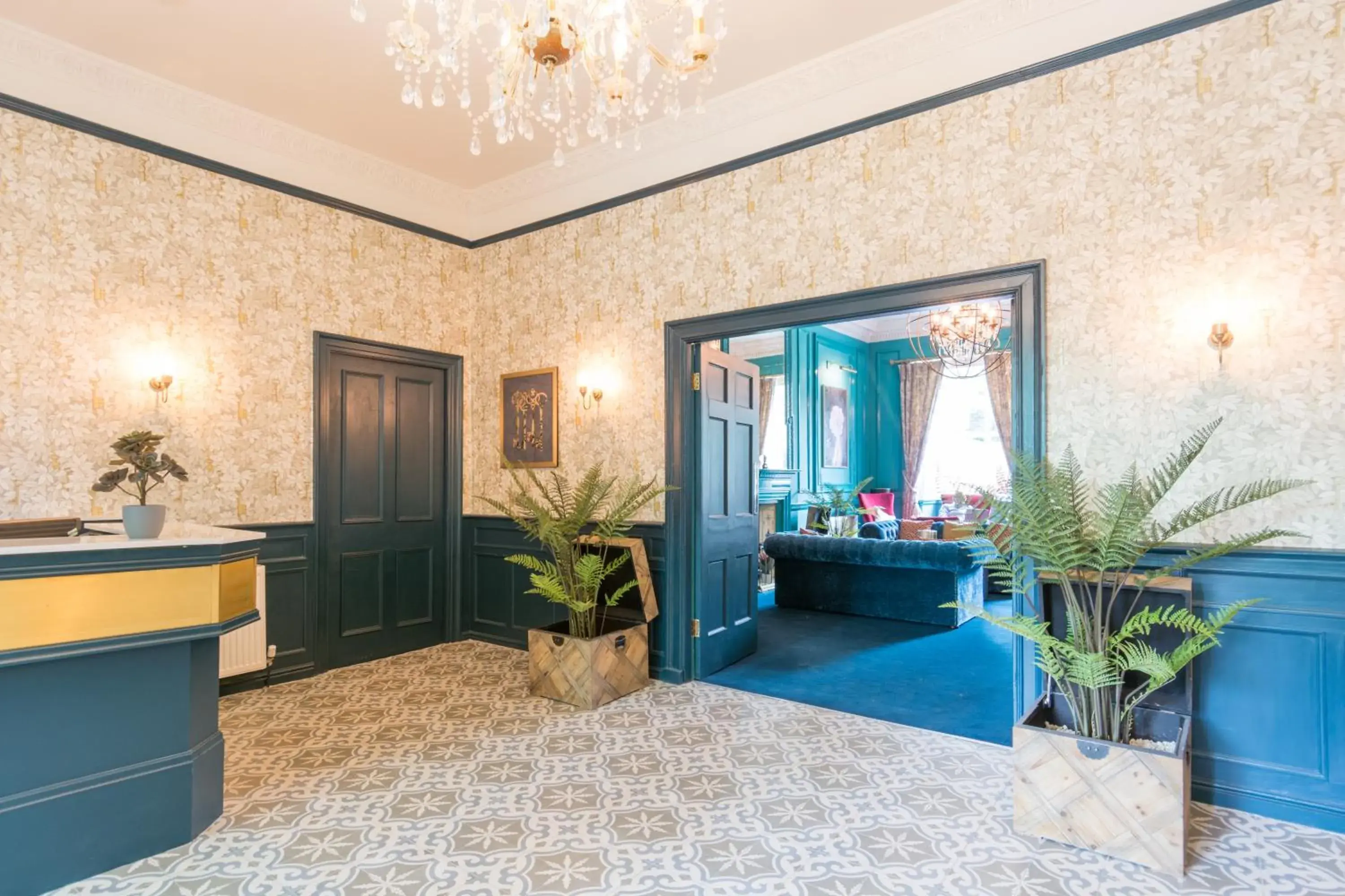 Lobby or reception in Hallgarth Manor House