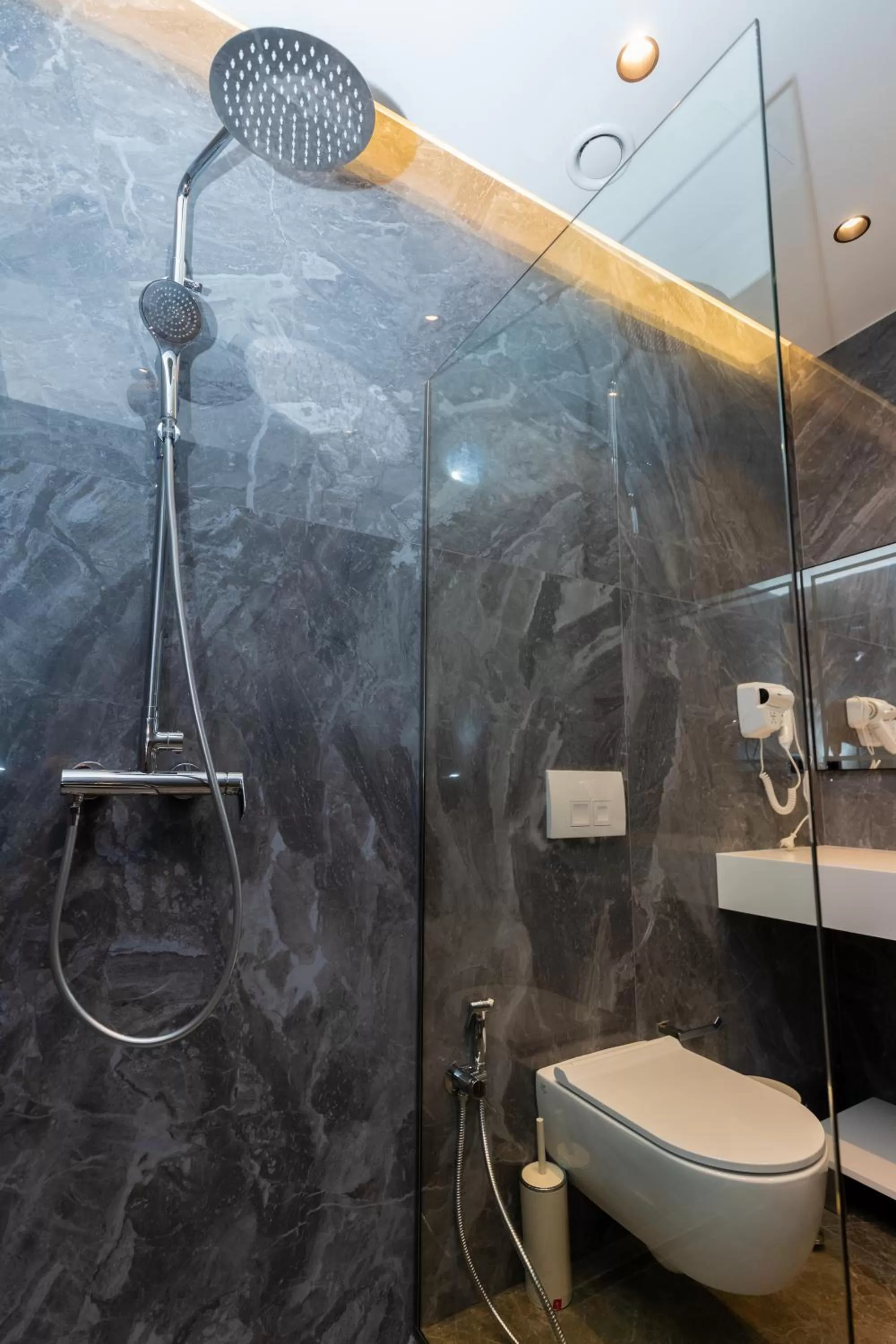 Shower in Esbjerg Hotel
