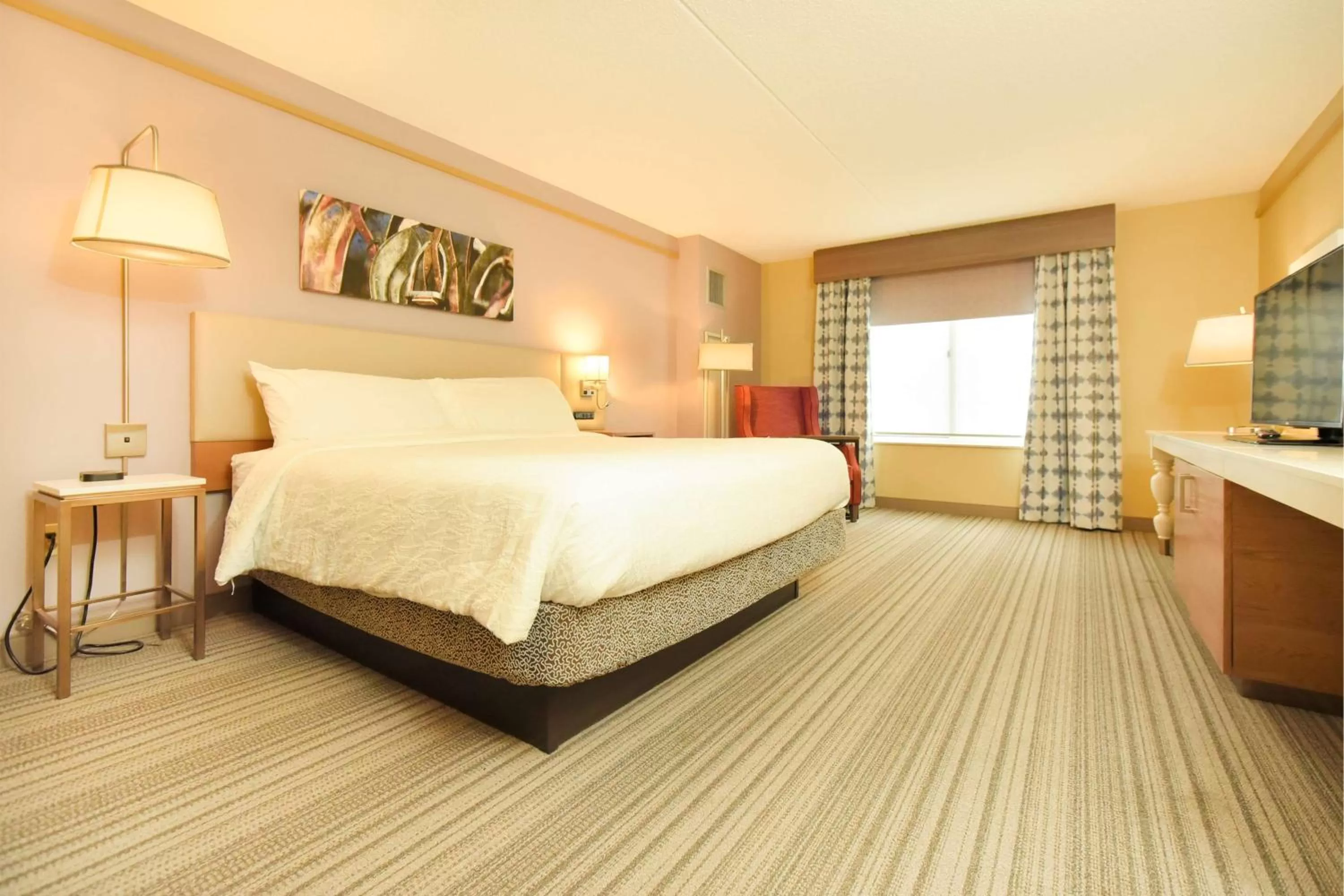 Bed in Hilton Garden Inn Saratoga Springs