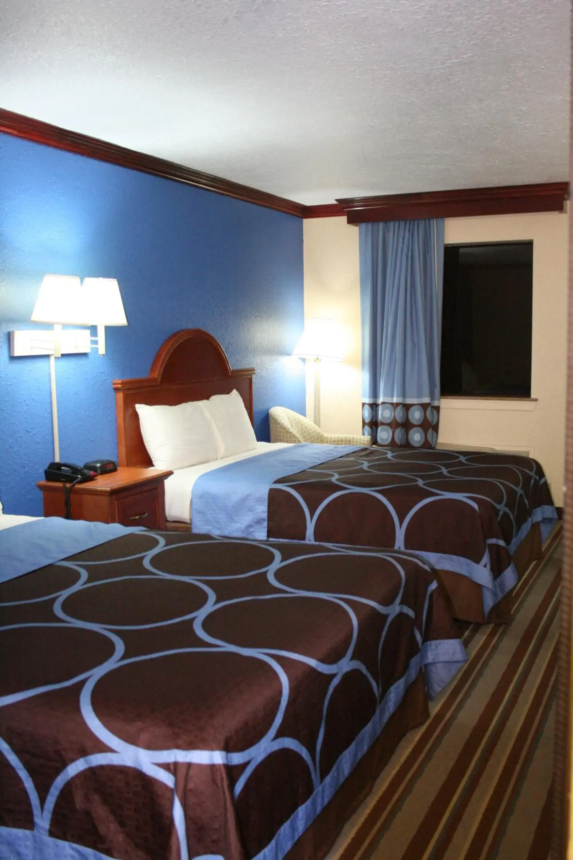 Queen Room with Two Queen Beds - Smoking in Super 8 by Wyndham San Marcos