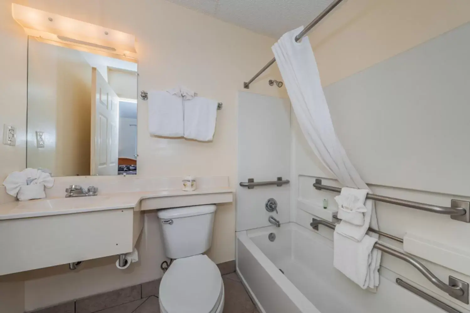 Bathroom in Tampa Bay Extended Stay Hotel