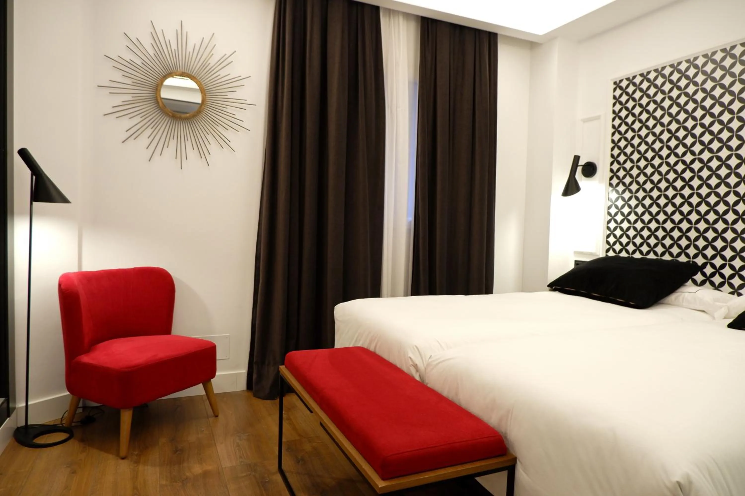 Decorative detail, Bed in Hotel Colón Plaza