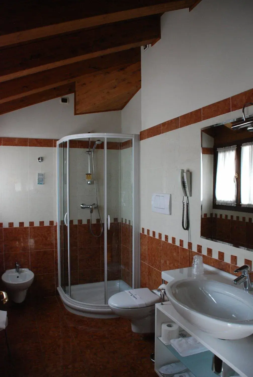 Bathroom in Hotel Alla Torre