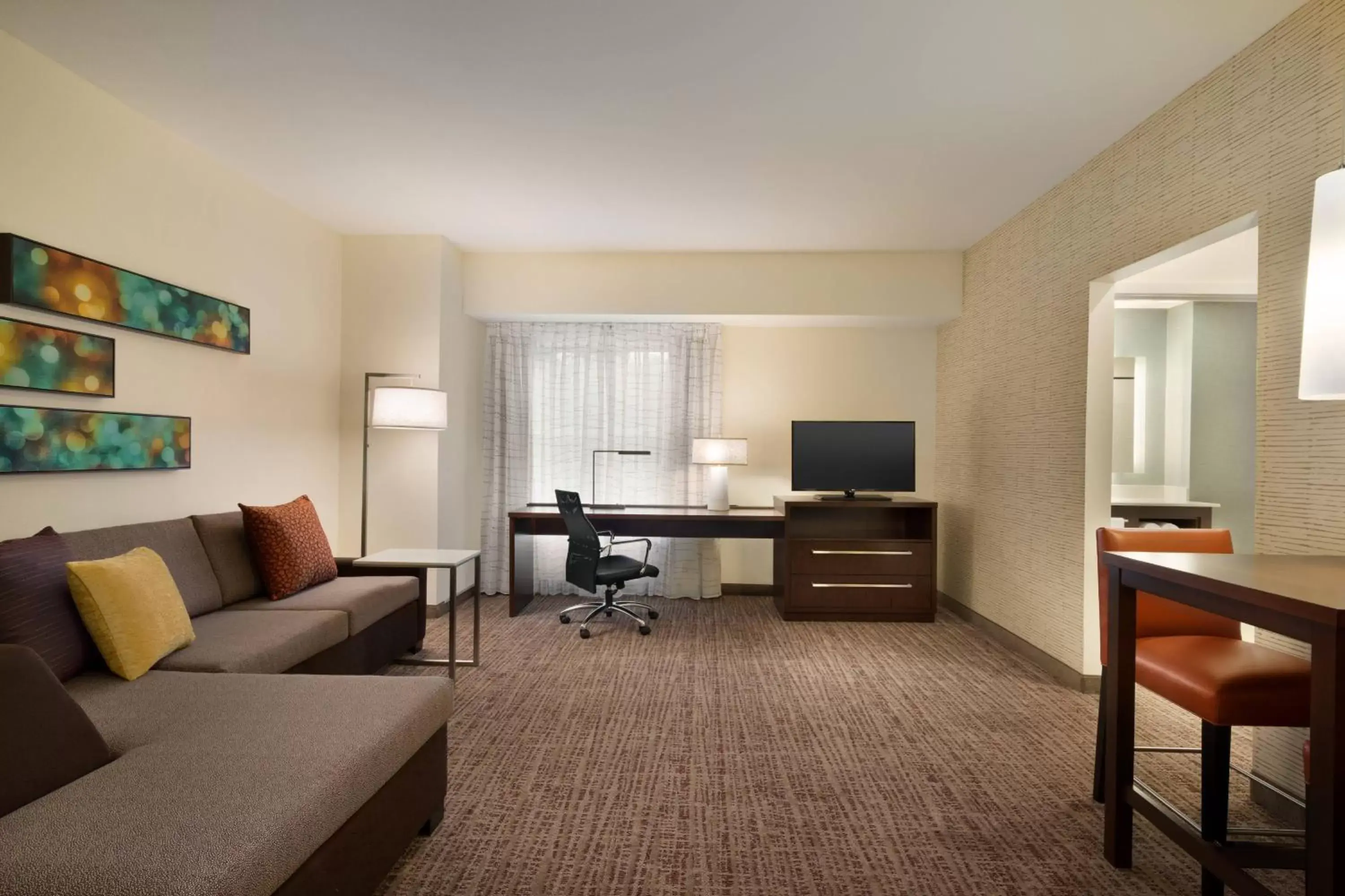 Bedroom, Seating Area in Residence Inn by Marriott Winston-Salem Hanes Mall