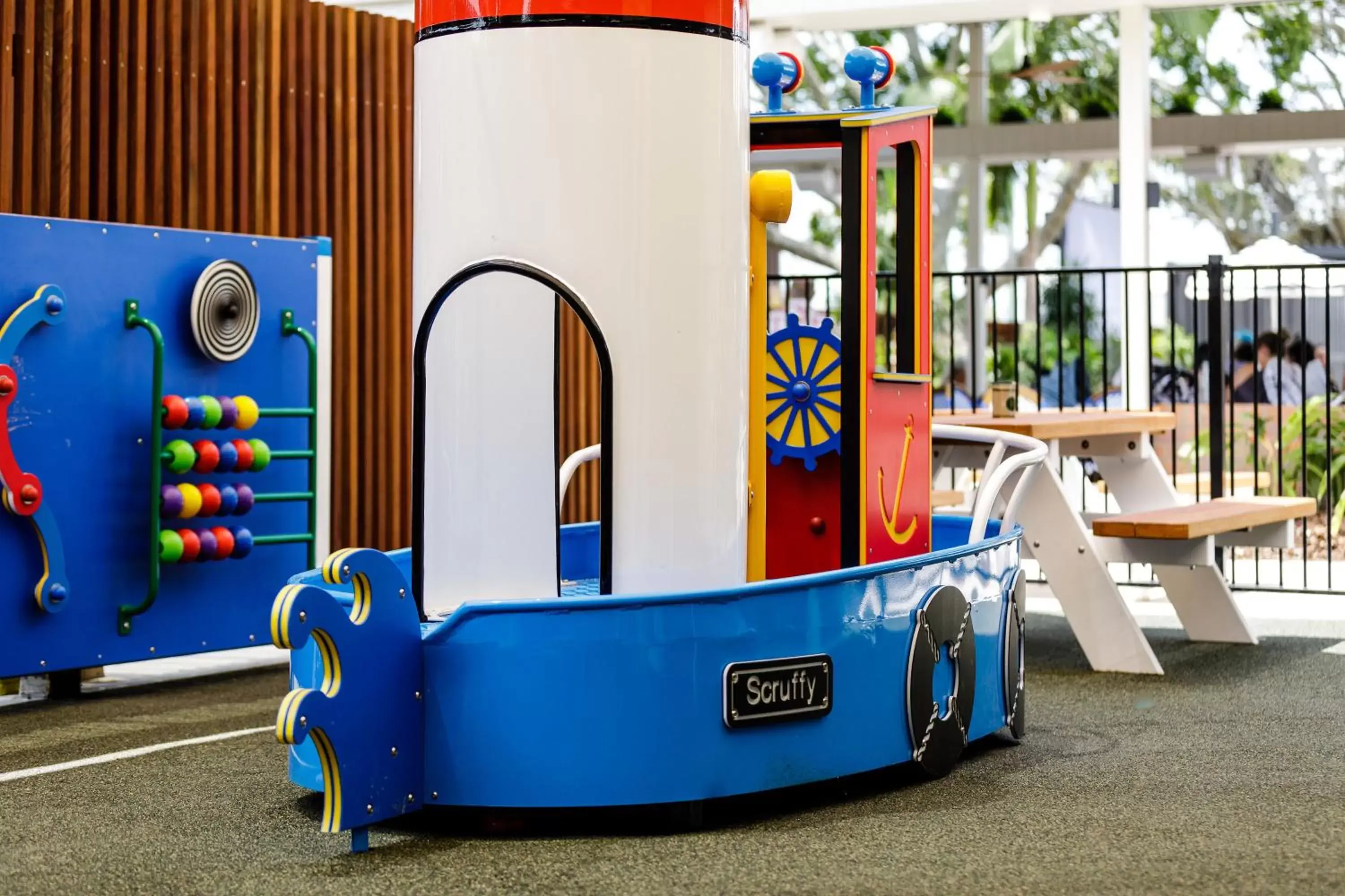 Children play ground in The Waterloo Bay Hotel