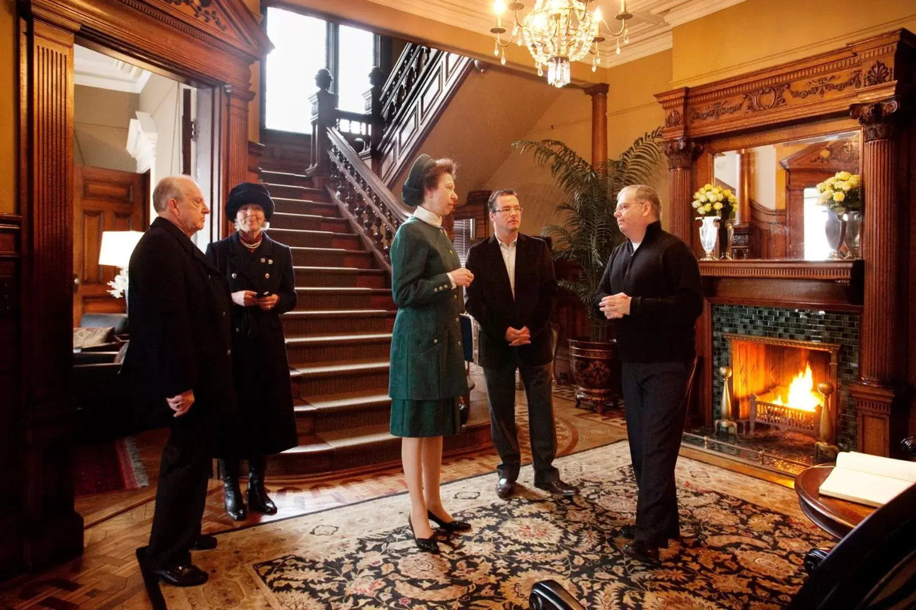 Guests in Ryan Mansion