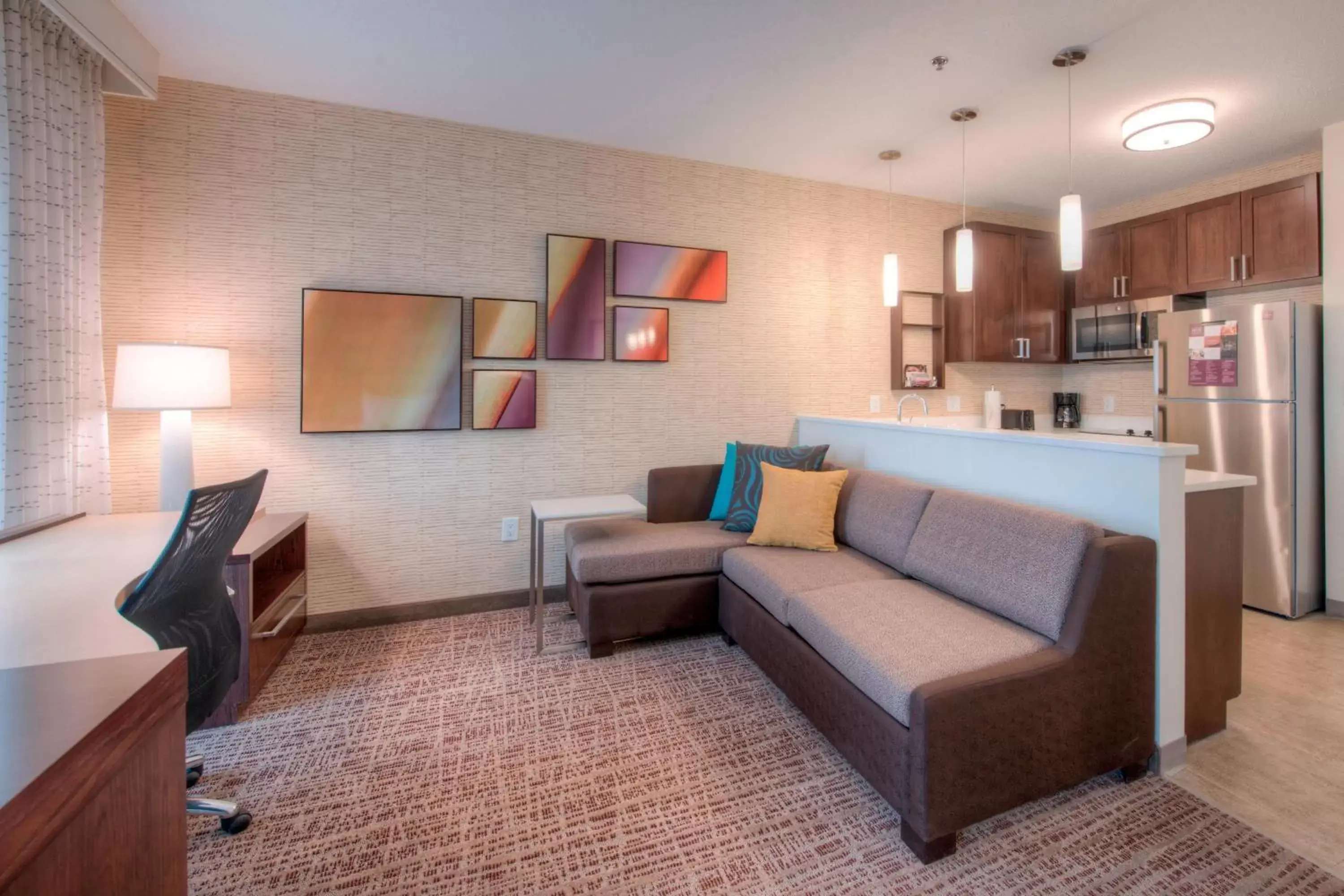 Living room, Seating Area in Residence Inn by Marriott Charlotte Airport