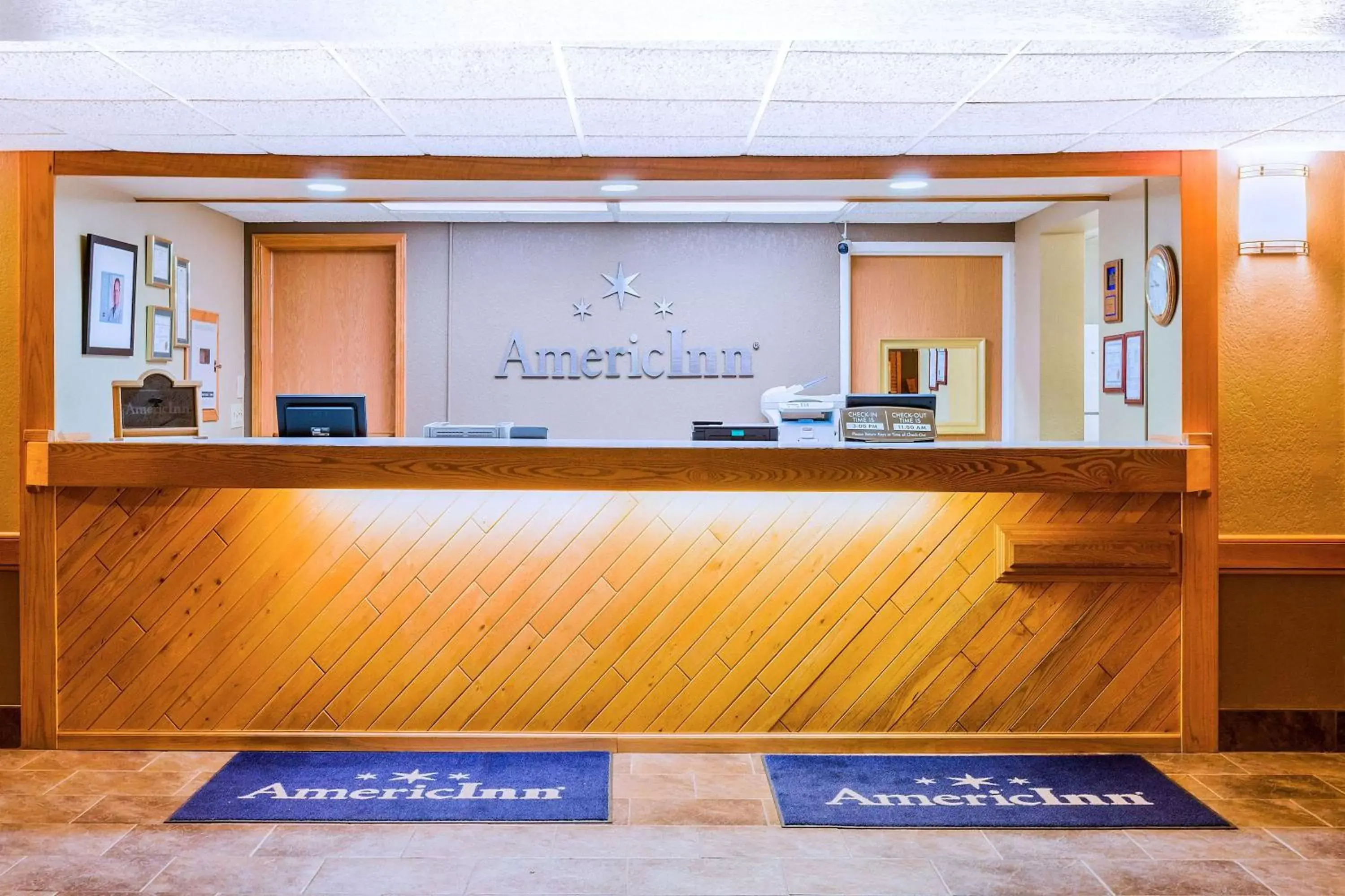 Lobby or reception in AmericInn by Wyndham Algona Lobby or reception in AmericInn by Wyndham Algona