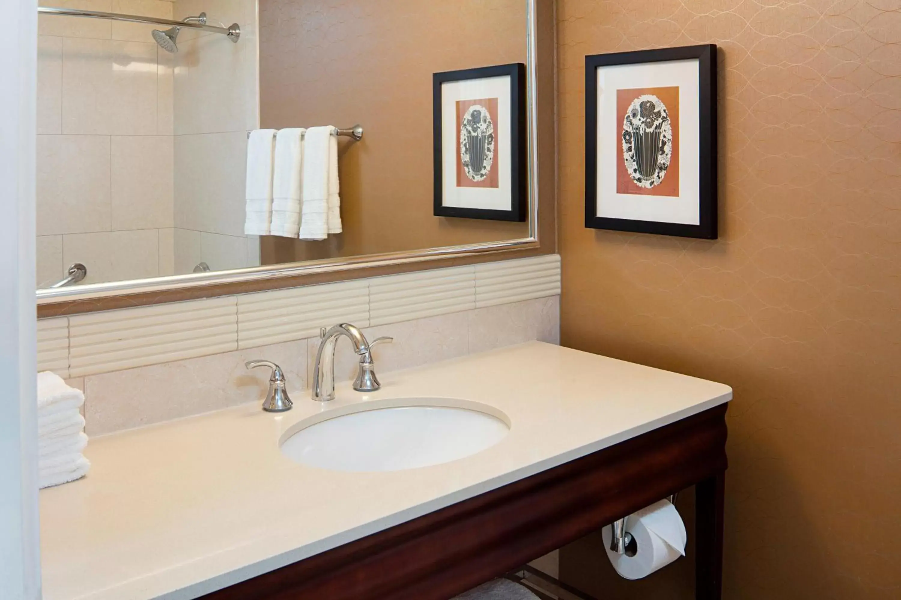 Bathroom in Sheraton Cavalier Calgary Hotel