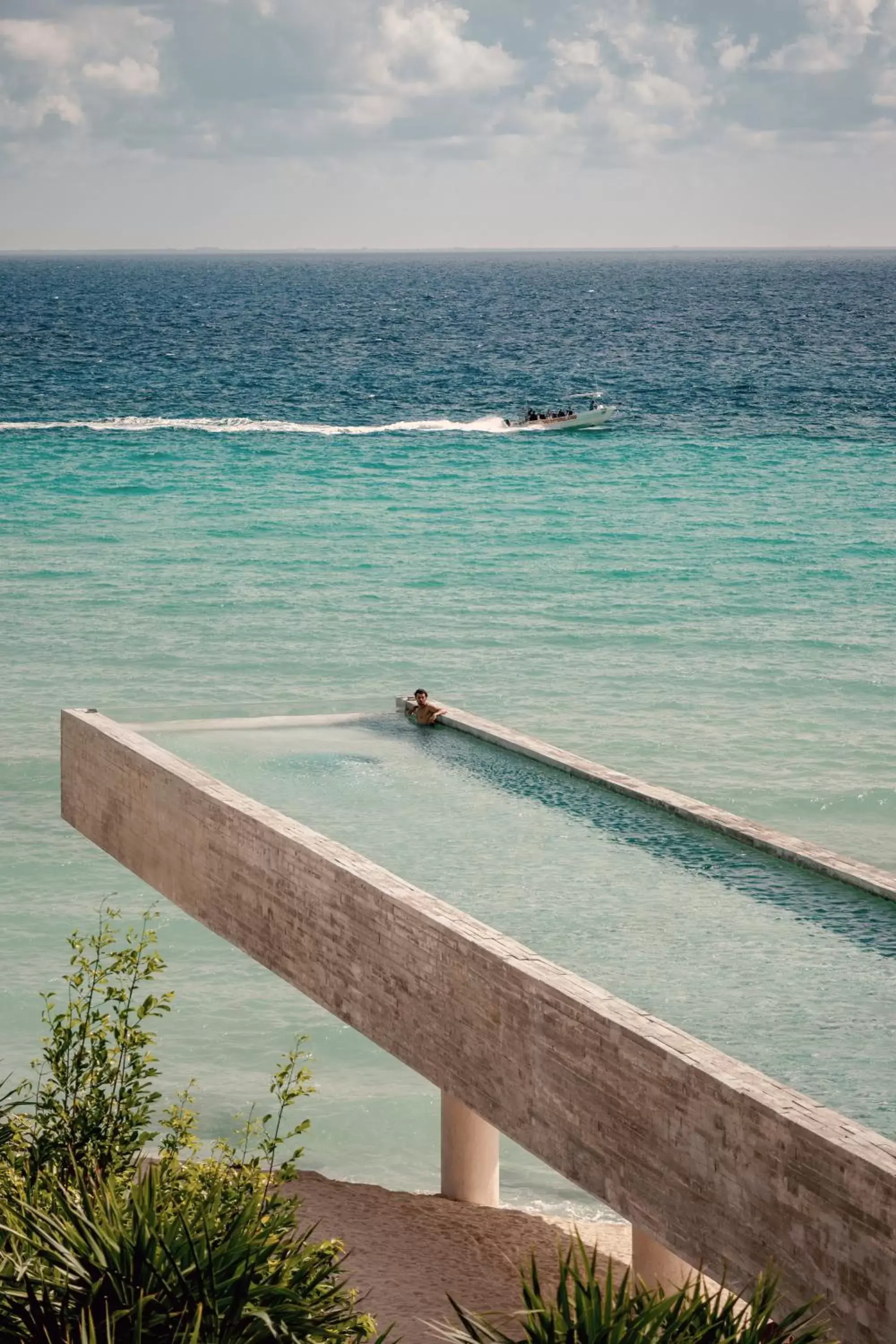 Swimming pool in La Casa de la Playa by Xcaret- All Inclusive Adults Only