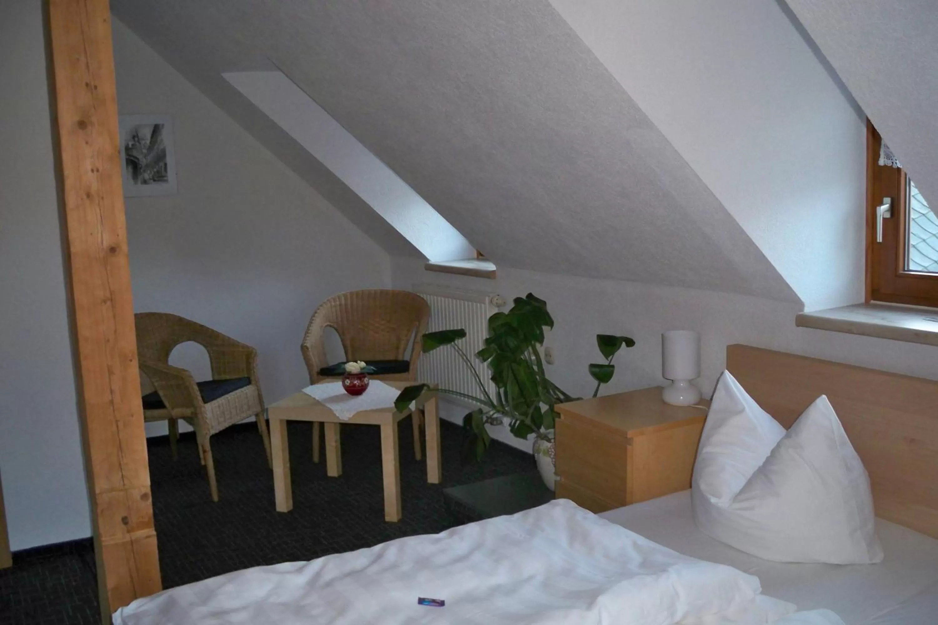 Photo of the whole room, Bed in Gasthof zum Döhlerwald