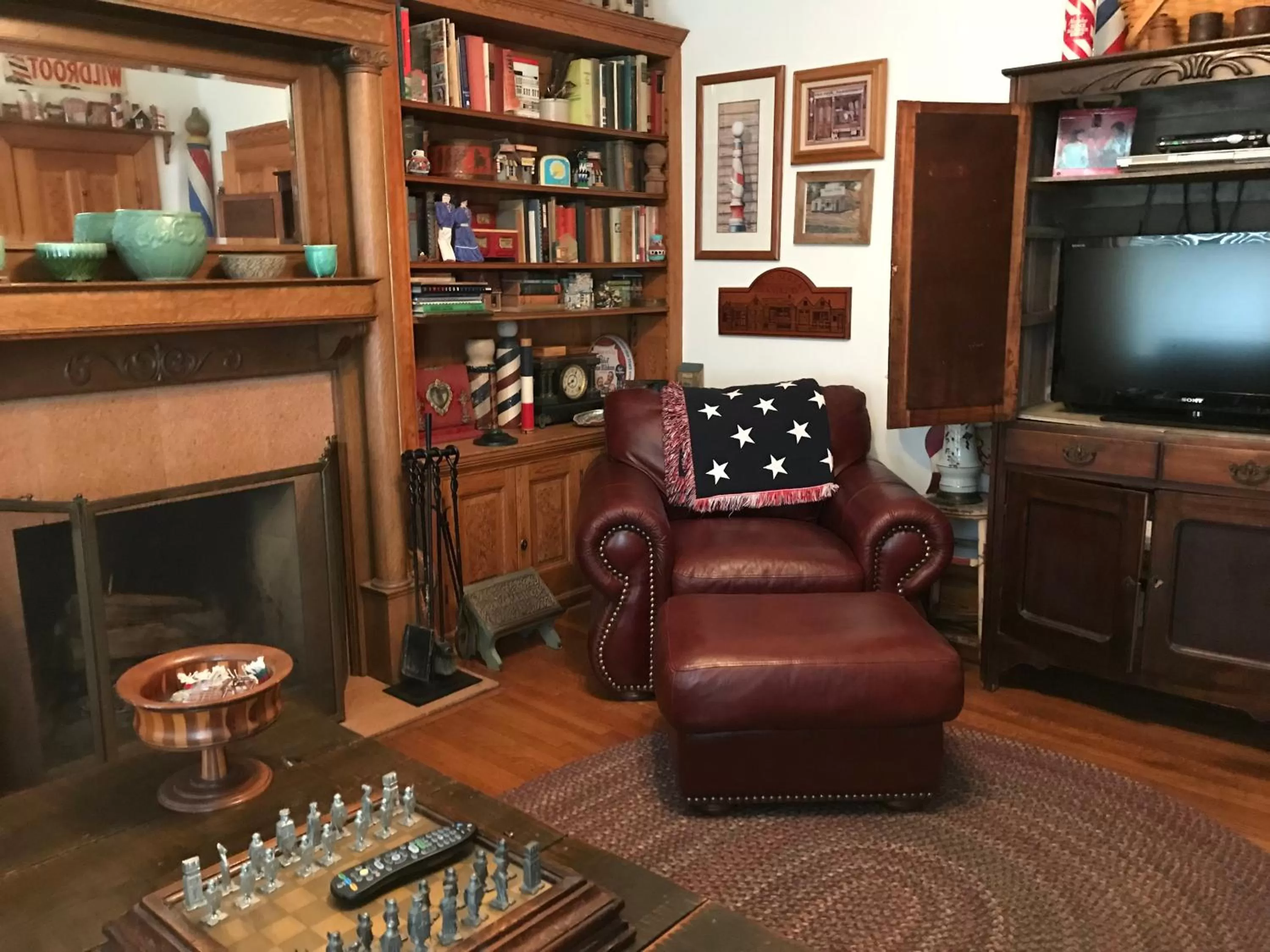 Communal lounge/ TV room in Casa Magnolia B & B