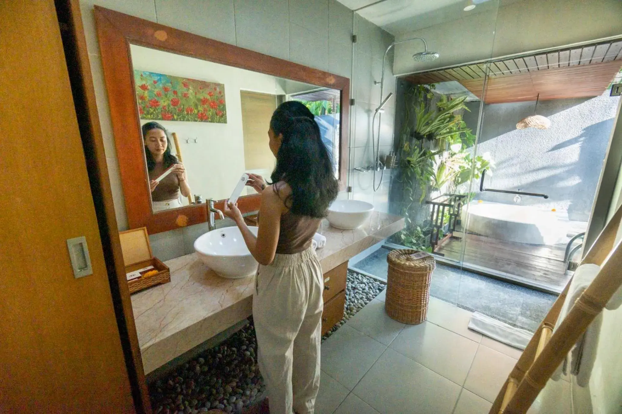 Bathroom in Seminyak Sanctuary Villa by Ini Vie Hospitality