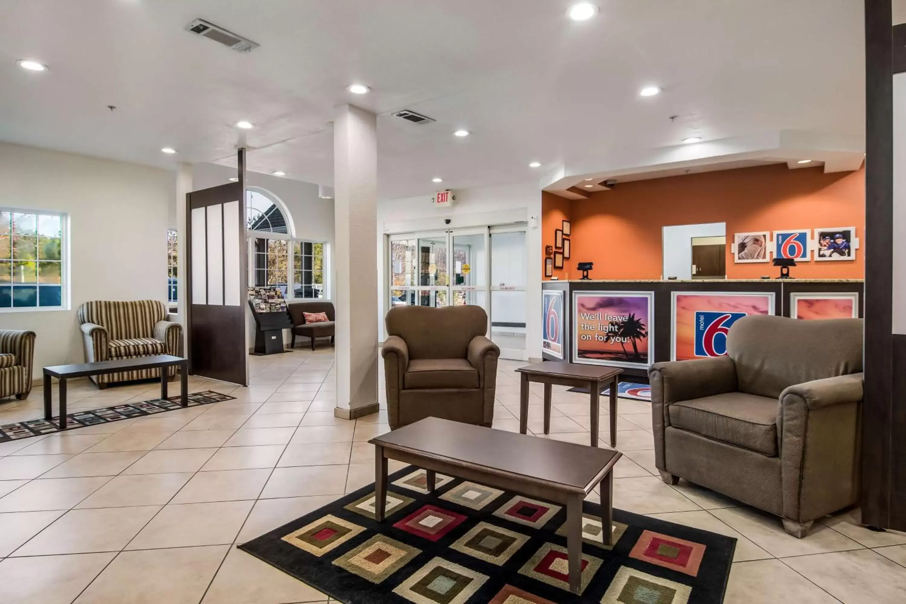 Lobby or reception, Lobby/Reception in Motel 6-Canton, GA