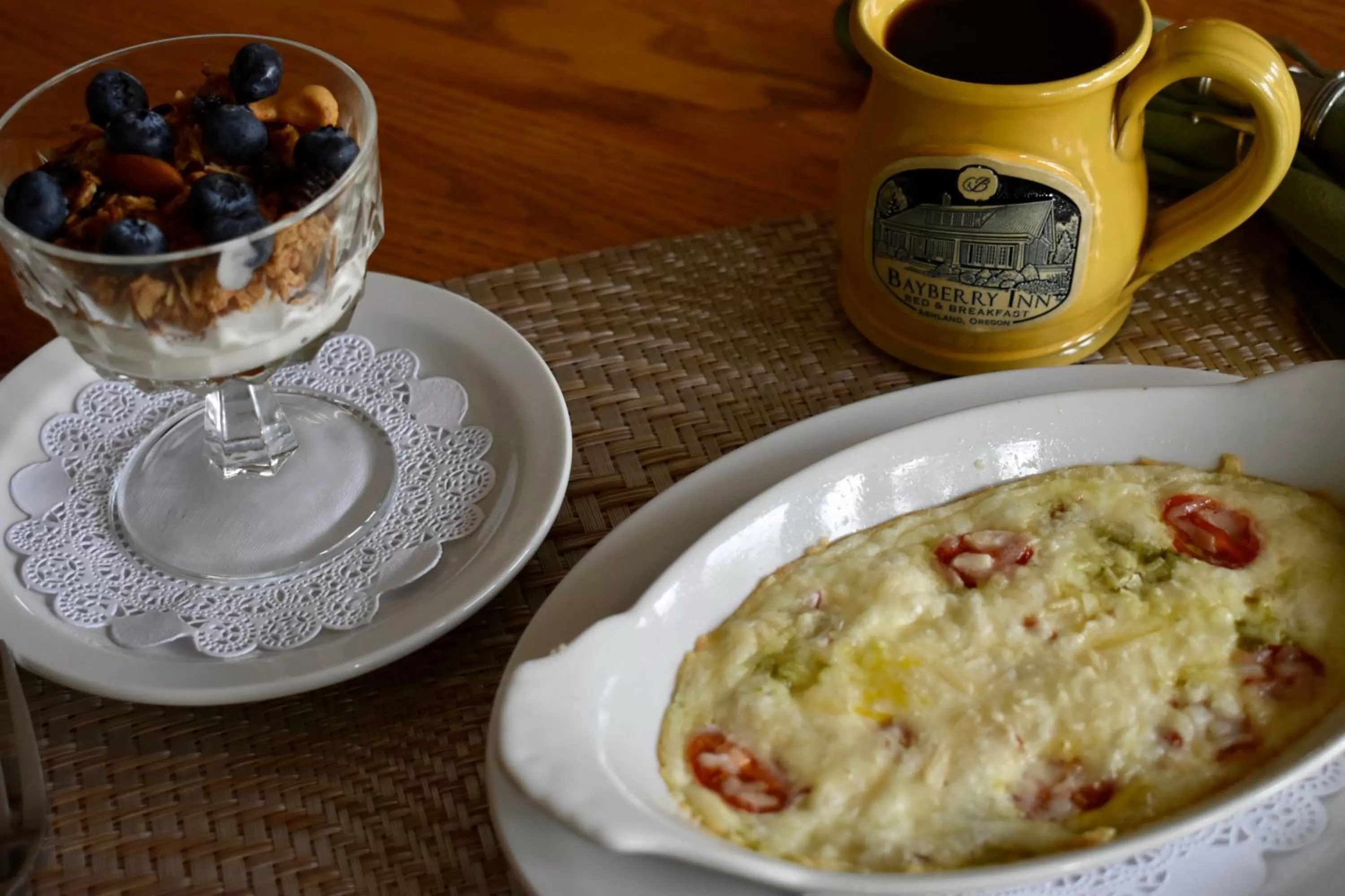 Food close-up in Bayberry Inn B&B and Oregon Wellness Retreat