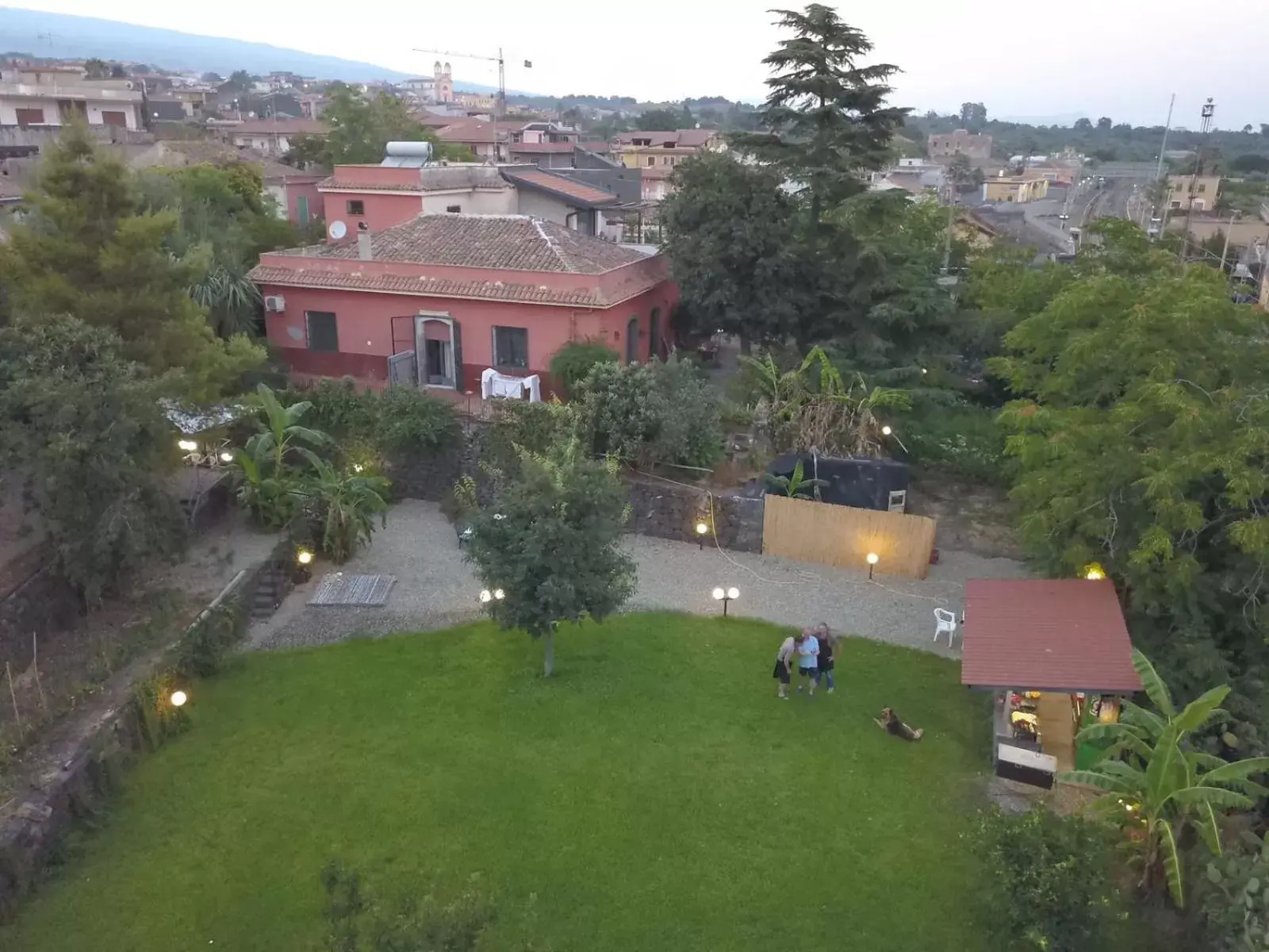 Garden view in B&B Villa Lidia