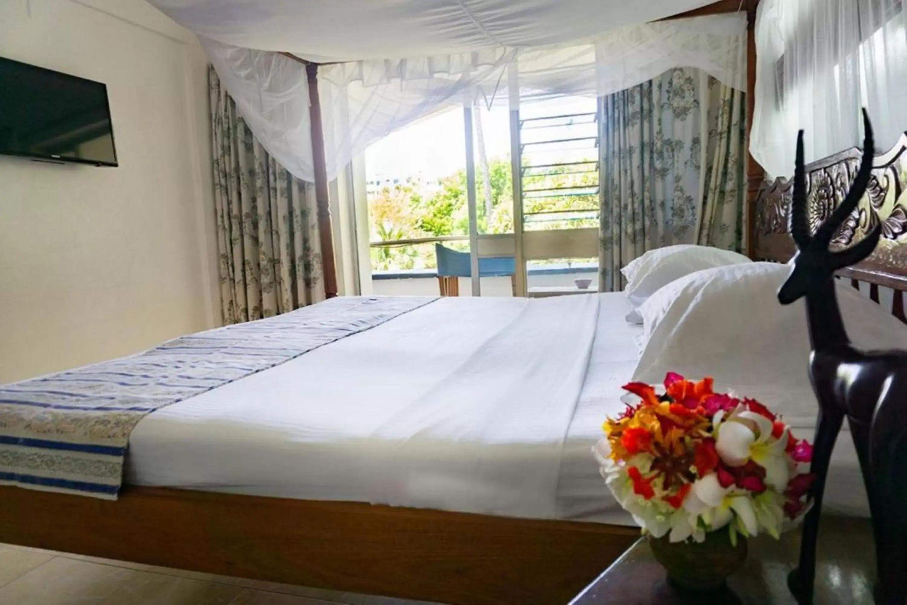 Bed in Reef Hotel Mombasa