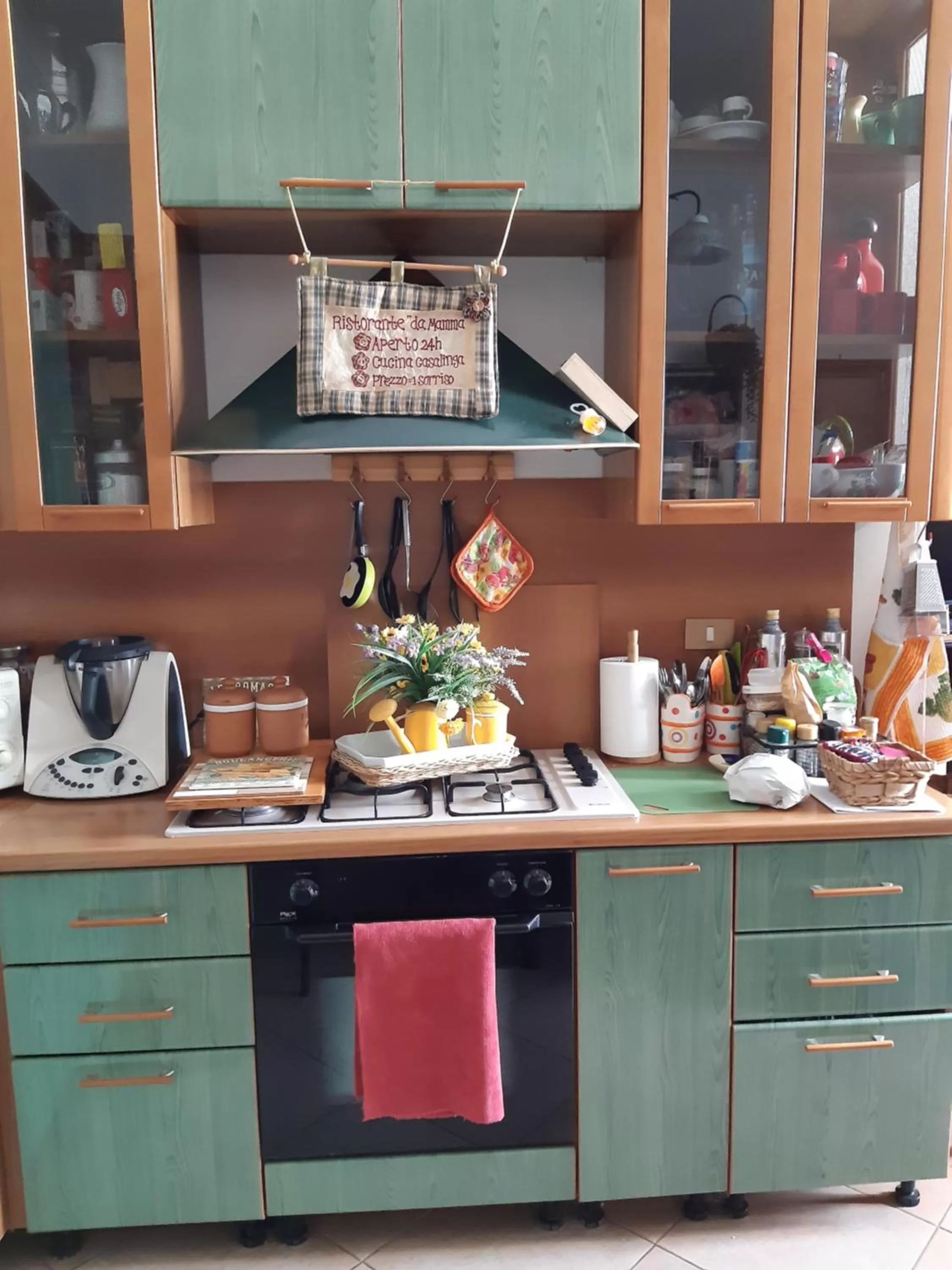 stove in La Terrazza sul porto