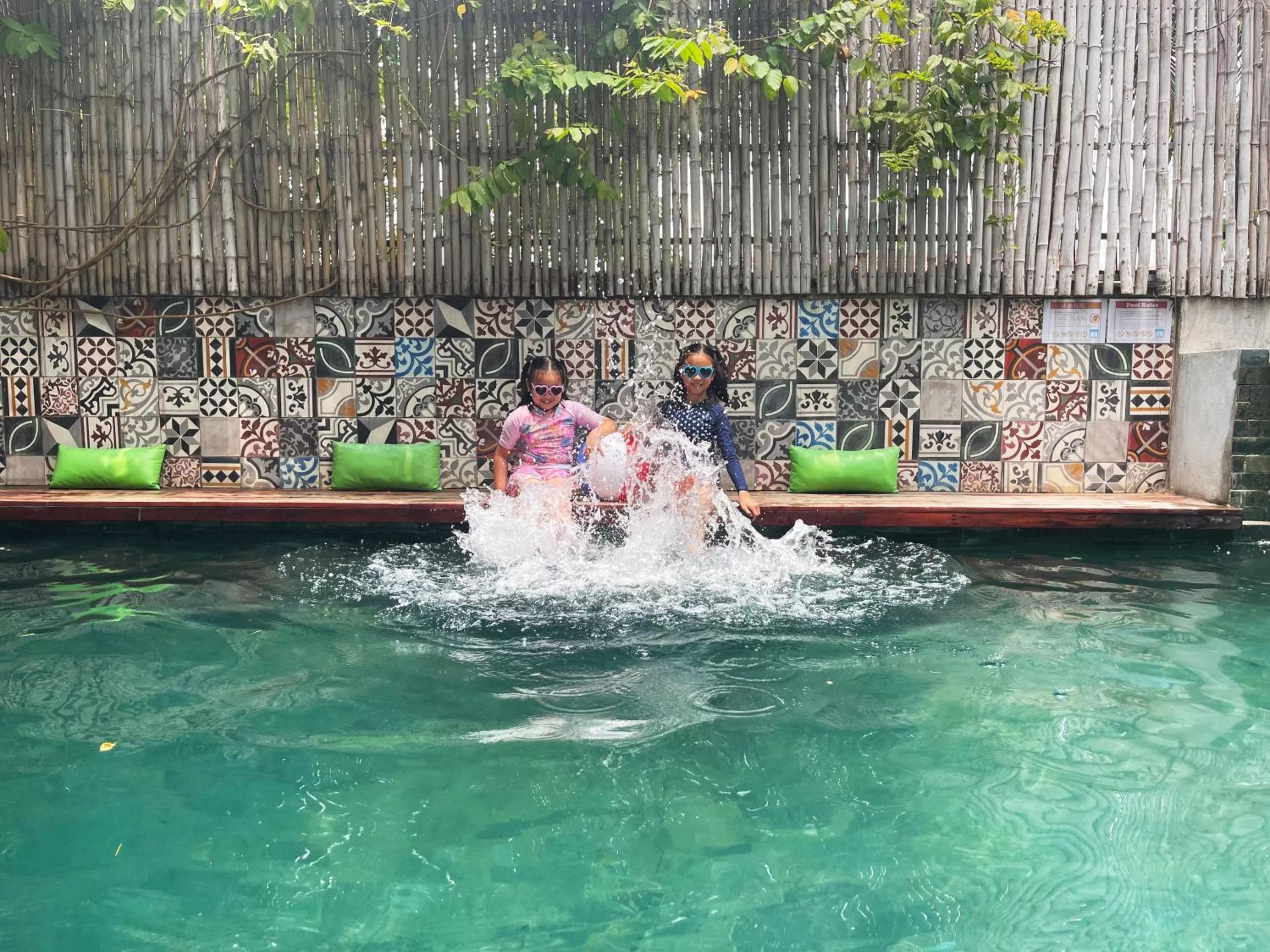 Swimming pool in Sarina Hotel & Villa