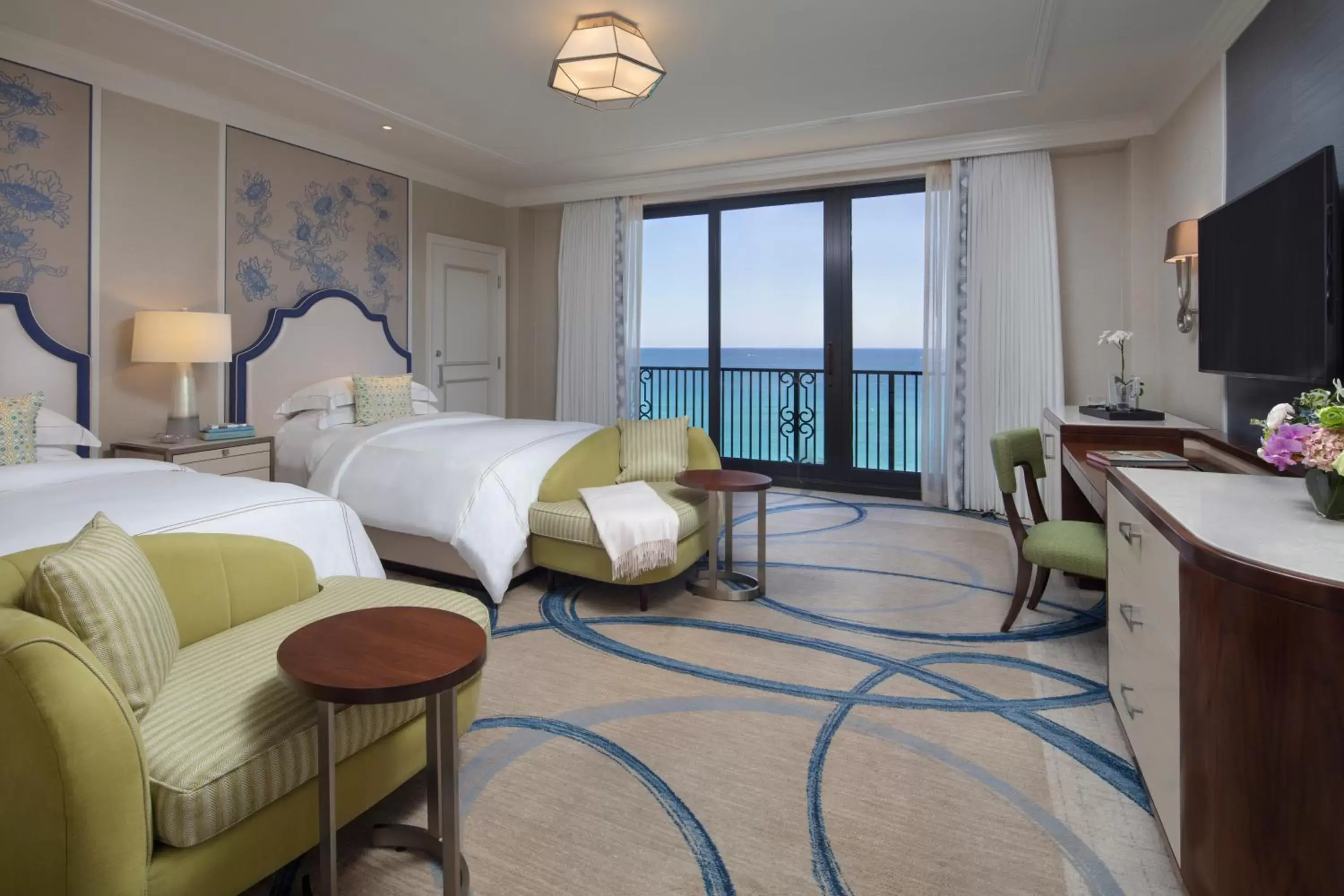 Oceanfront Room with Two Double Beds in The Breakers Palm Beach