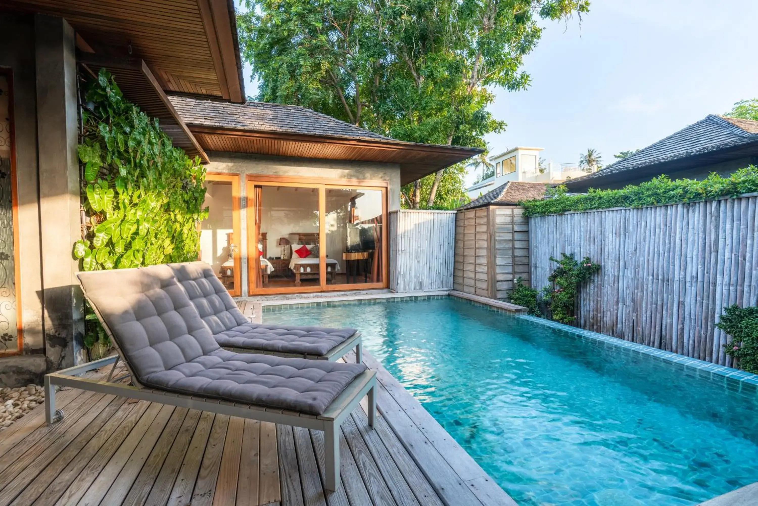 Property building, Swimming Pool in Tango Luxe Beach Villa, Koh Samui - SHA Extra Plus
