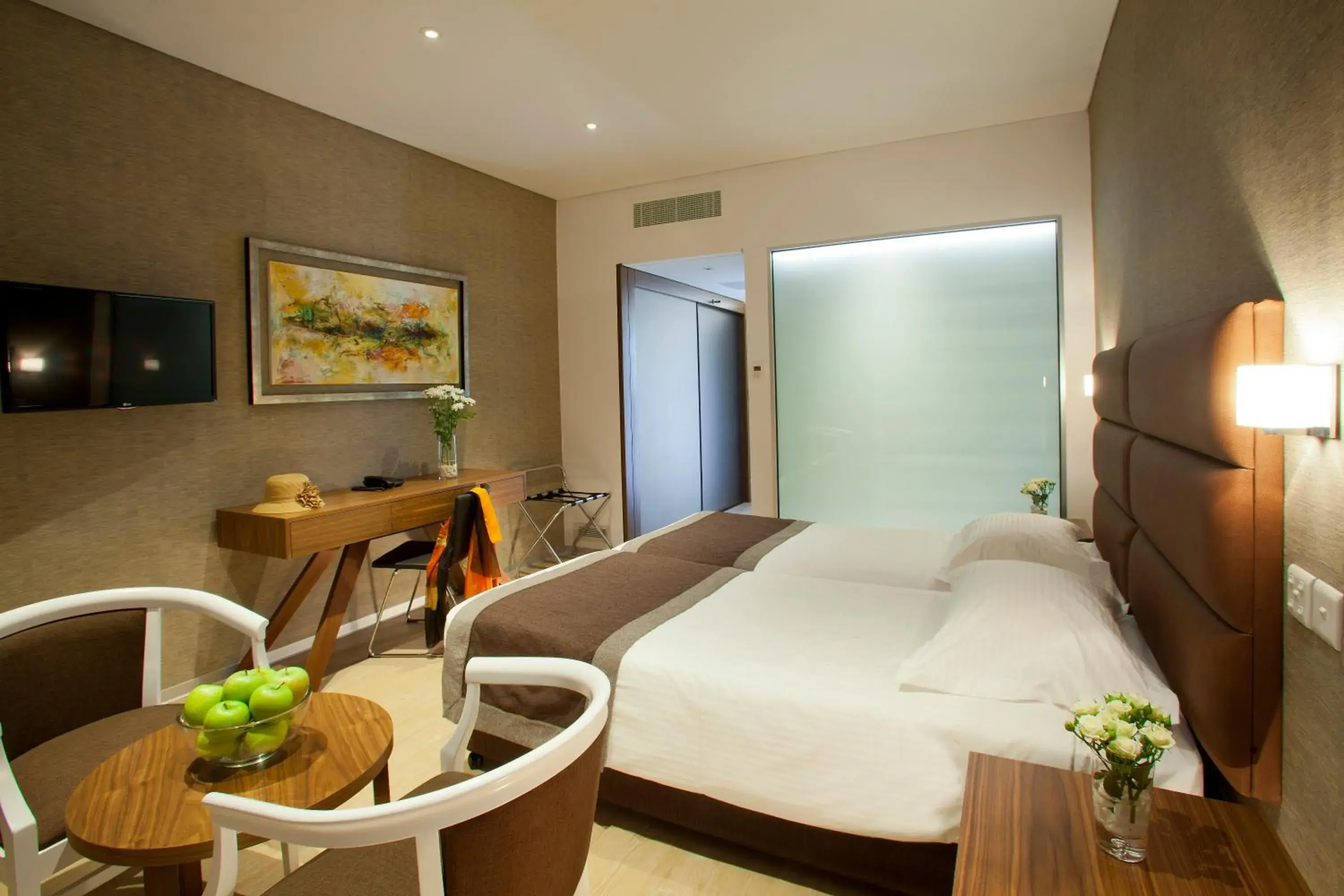 Bedroom in Faros Hotel