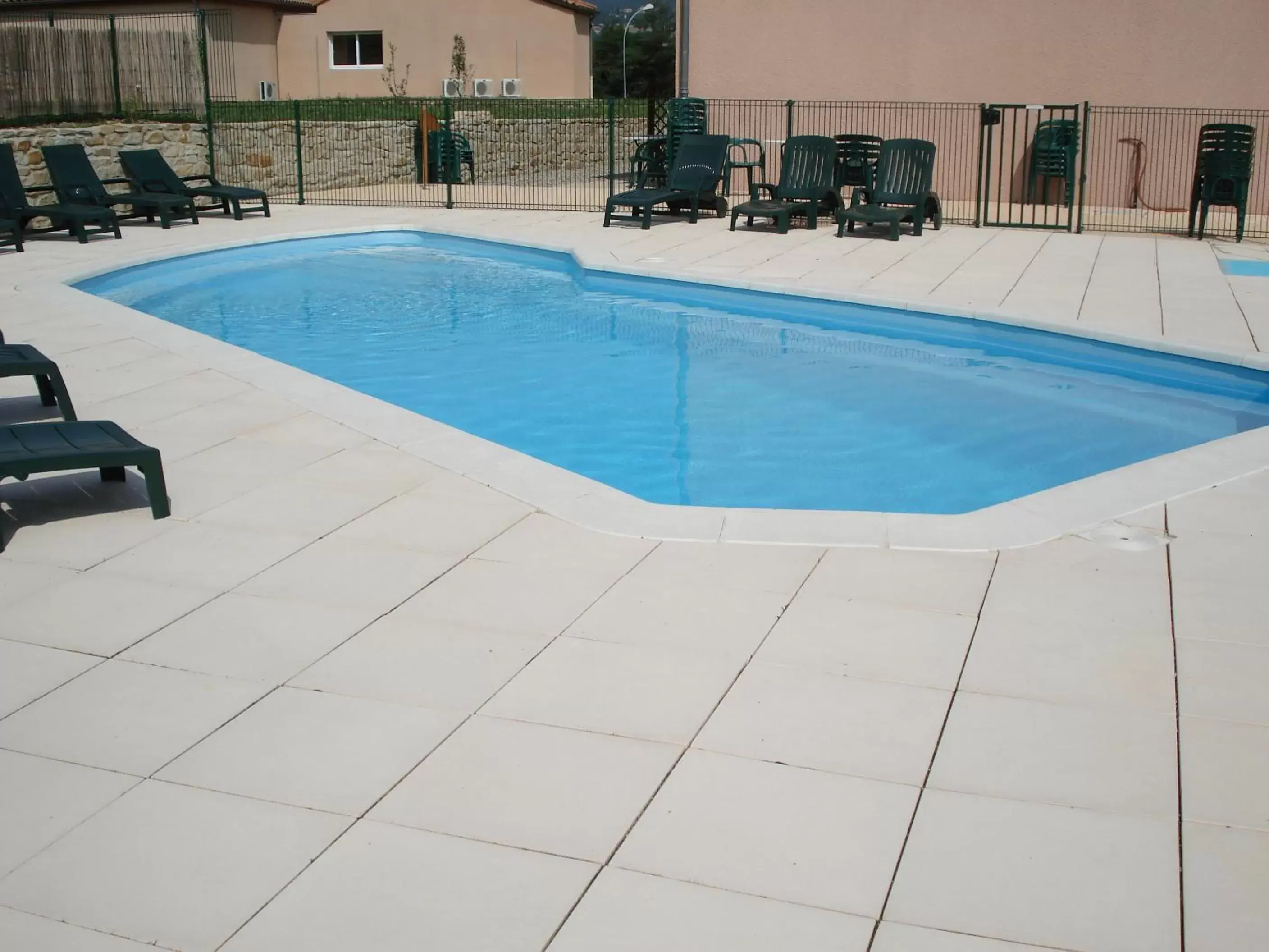 Swimming Pool in Hotel Restaurant Les Chataigniers