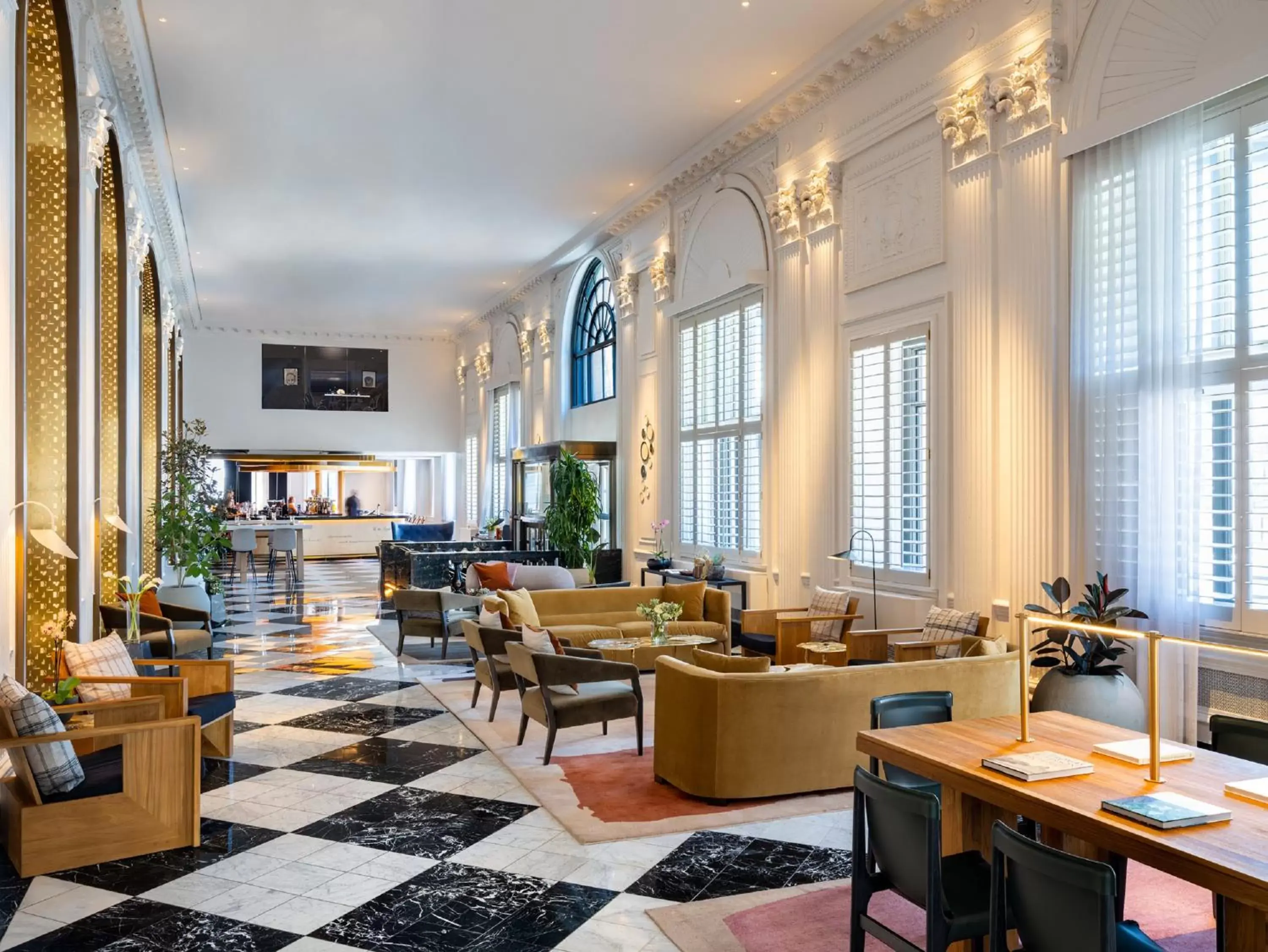 Lobby or reception in Hotel Washington Lobby or reception in Hotel Washington