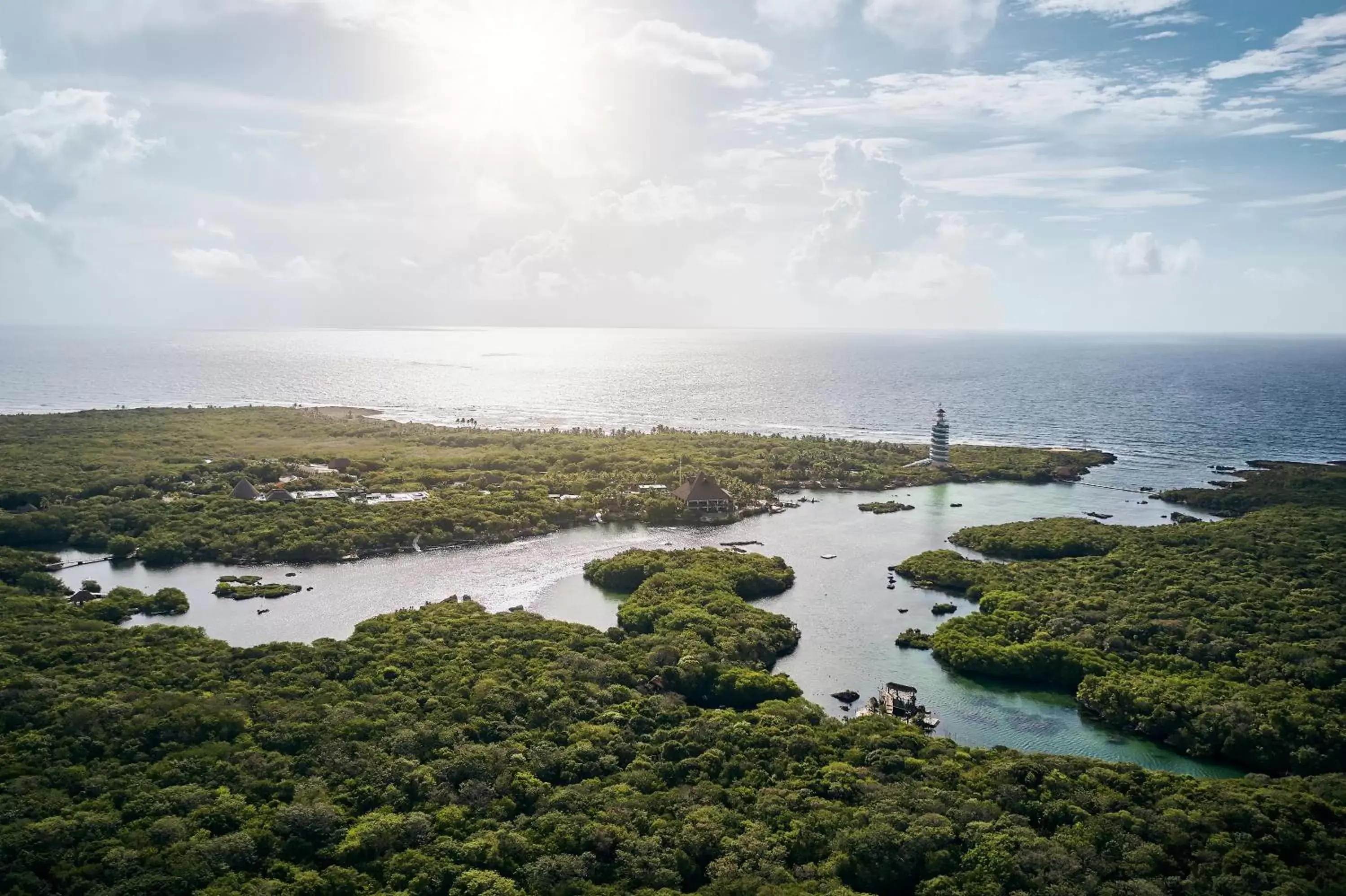 Nearby landmark, Bird's-eye View in Hotel Xcaret Arte - All Parks All Fun Inclusive - Adults Only