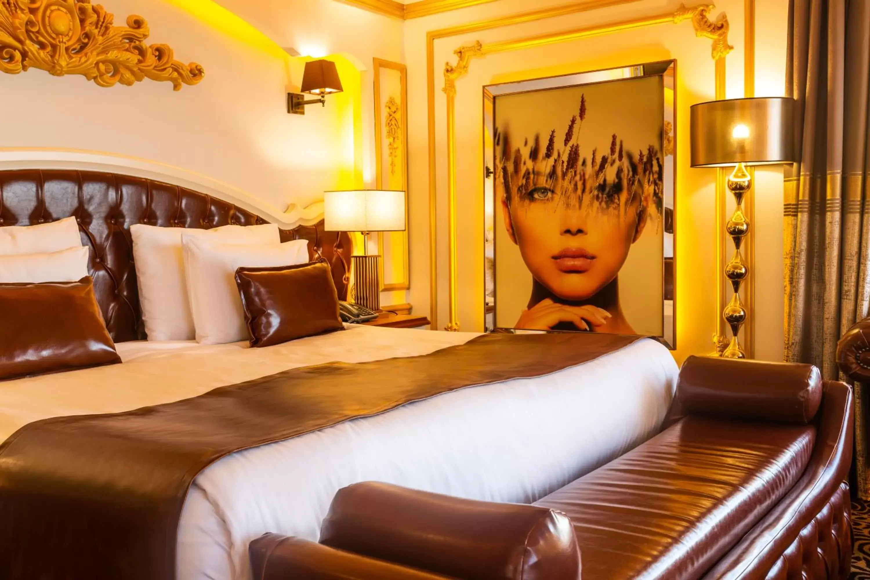 Bed in Andalouse Otel Bed in Andalouse Otel