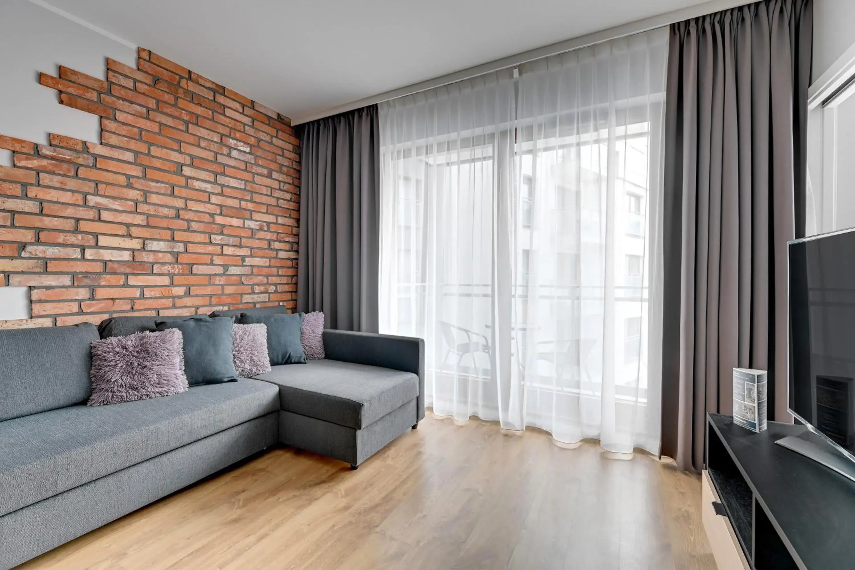 Living room, Seating Area in GRANO APARTMENTS Gdansk Nowa Motlawa SPA & Wellness